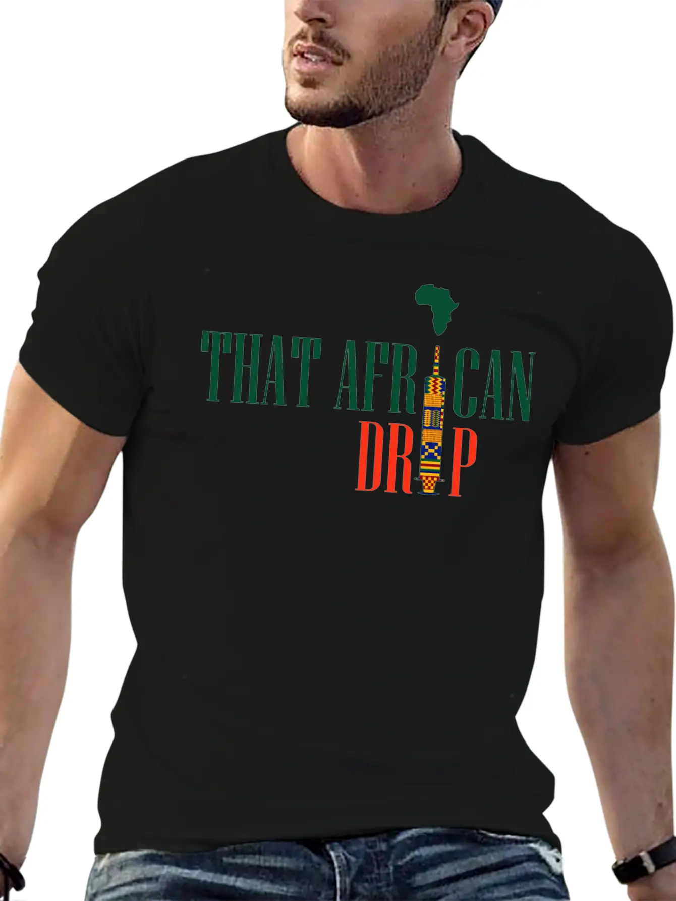 THAT AFRICAN DRIP Stylish Everyday T-Shirt – Unisex Basic Cotton Tee