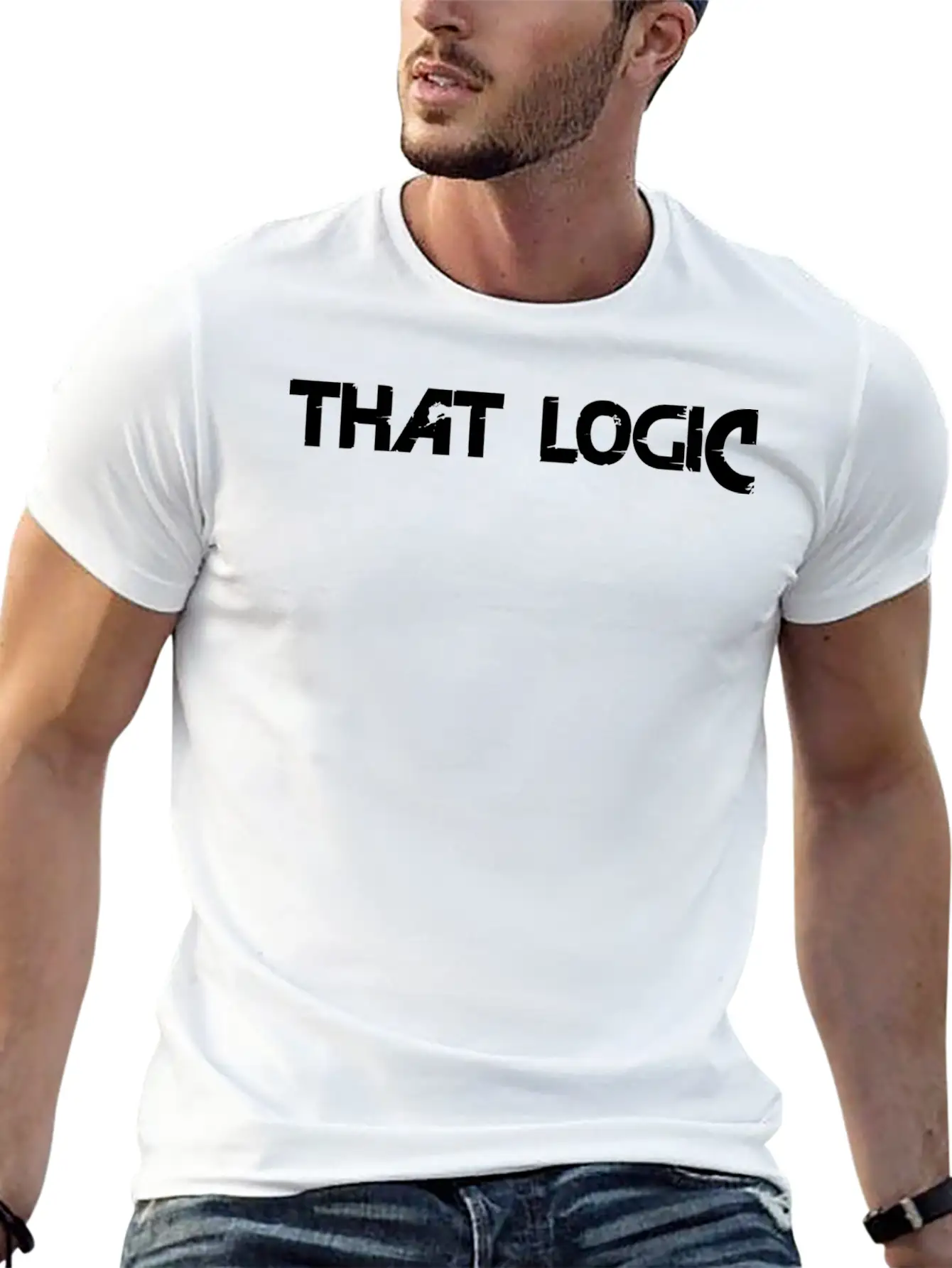 That Logic Weiss Essential Unisex Summer Tee – Soft Cotton Casual Fit