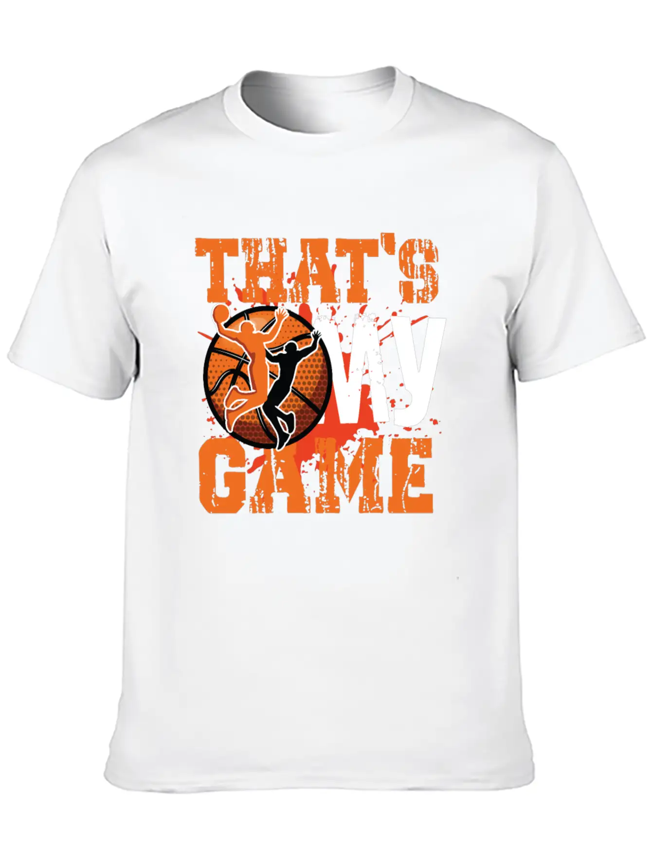 That S My Game Basketball Unisex Short Sleeve Soft Cotton T-Shirt – Casual Everyday Wear
