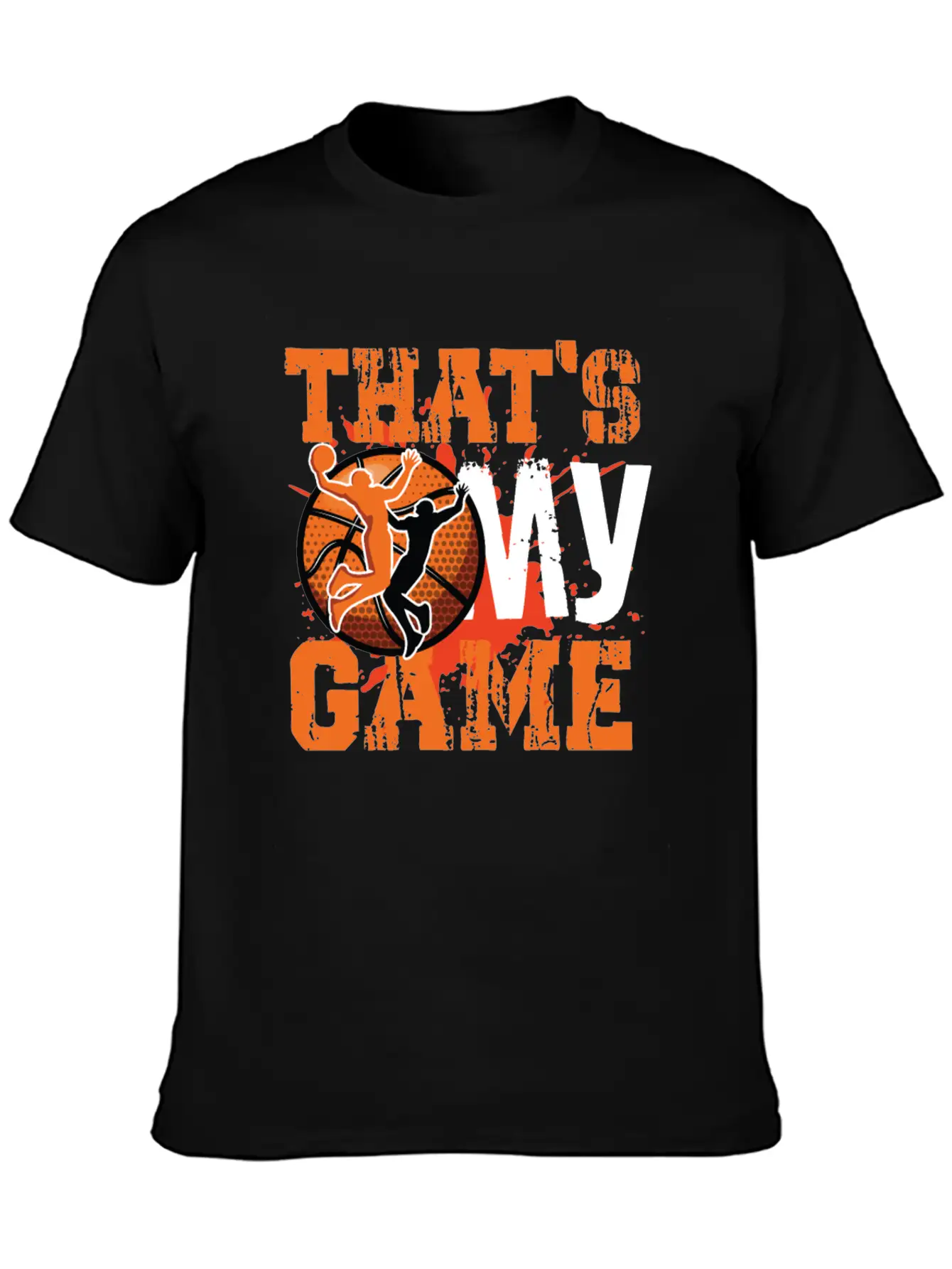 That S My Game Basketball Unisex Short Sleeve Soft Cotton T-Shirt – Casual Everyday Wear