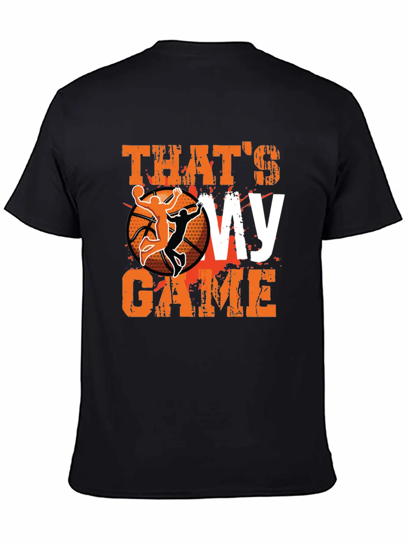 That S My Game Basketball Unisex Short Sleeve Soft Cotton T-Shirt – Casual Everyday Wear