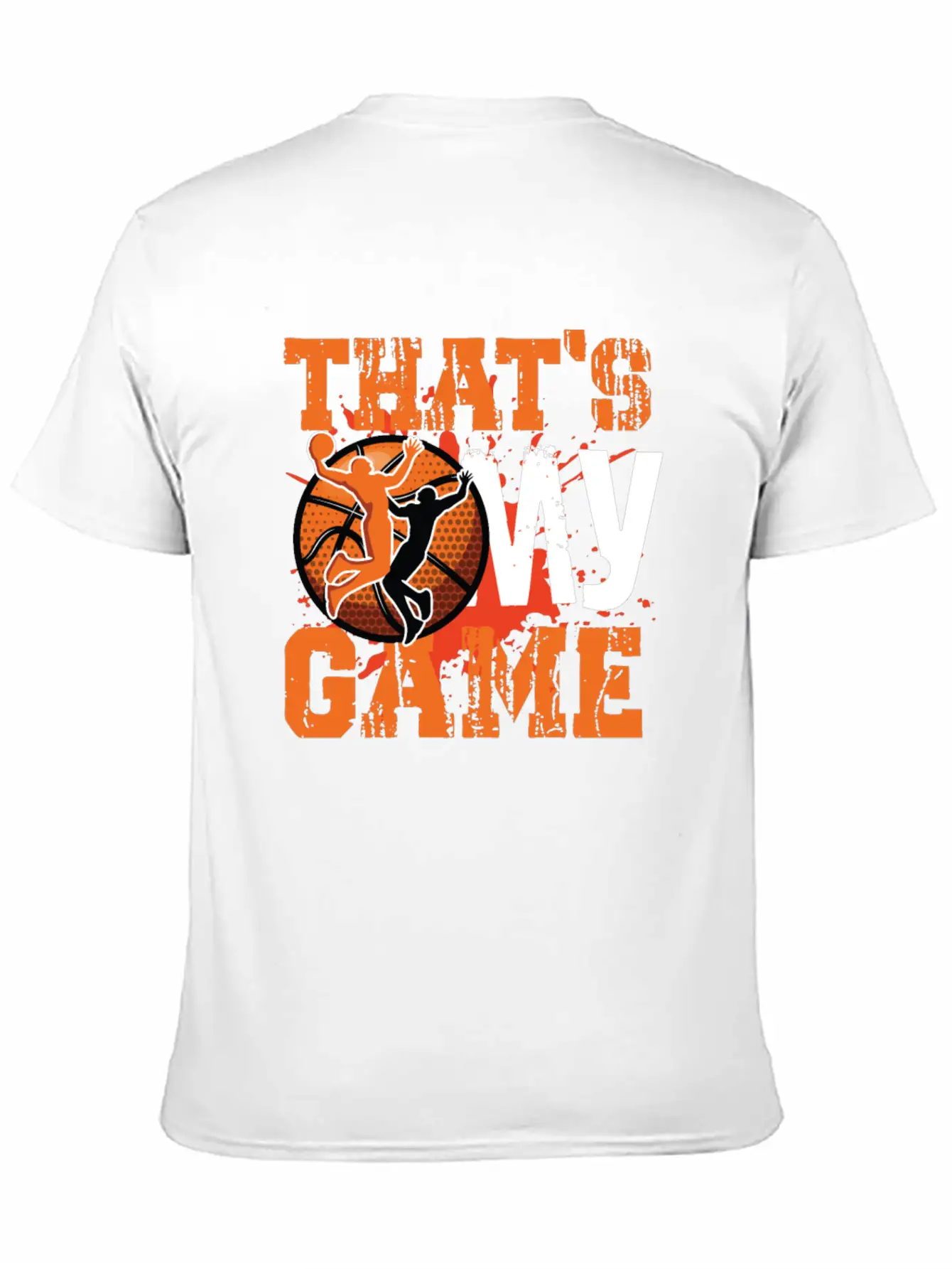 That S My Game Basketball Unisex Short Sleeve Soft Cotton T-Shirt – Casual Everyday Wear