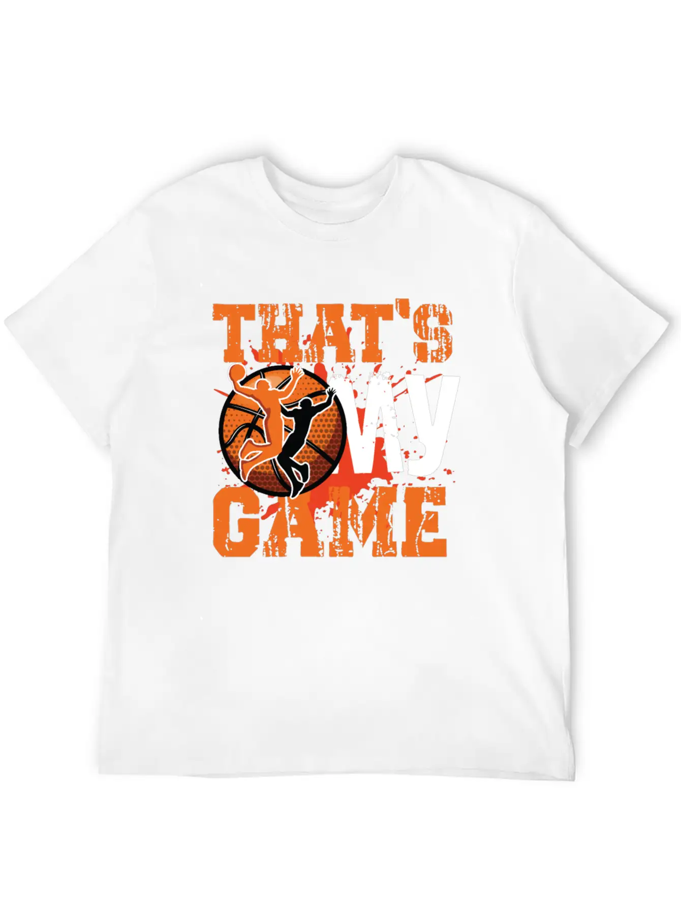 That S My Game Basketball Unisex Short Sleeve Soft Cotton T-Shirt – Casual Everyday Wear