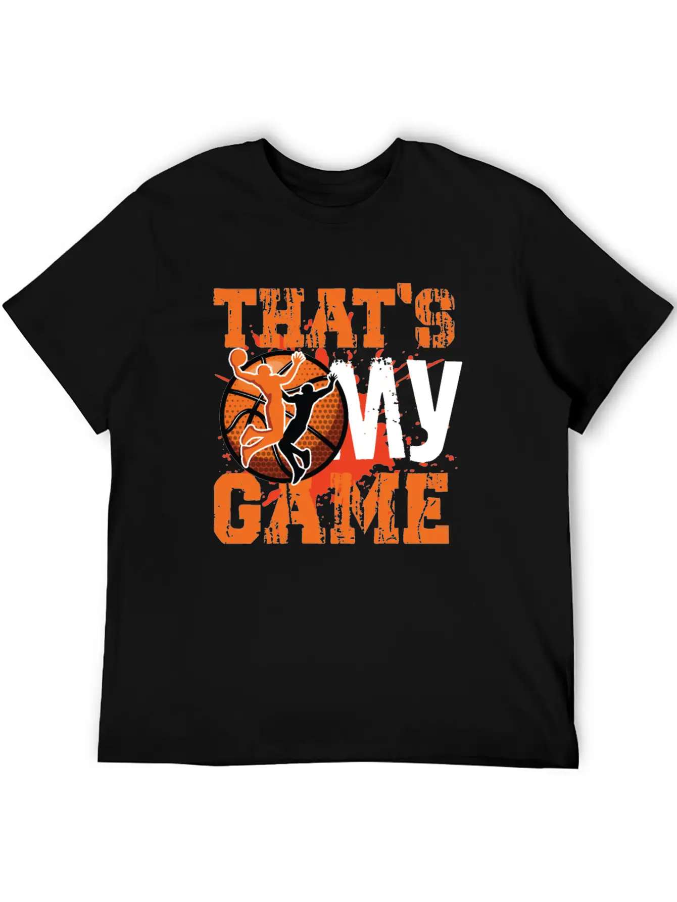 That S My Game Basketball Unisex Short Sleeve Soft Cotton T-Shirt – Casual Everyday Wear