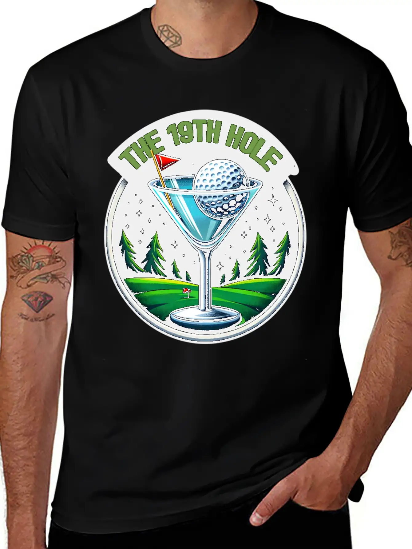 The 19th Hole Golfer Golfing Golf Course Essential Unisex Summer Tee – Soft Cotton Casual Fit