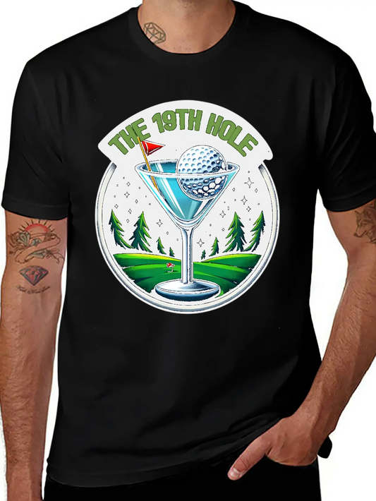 The 19th Hole Golfer Golfing Golf Course Essential Unisex Summer Tee – Soft Cotton Casual Fit