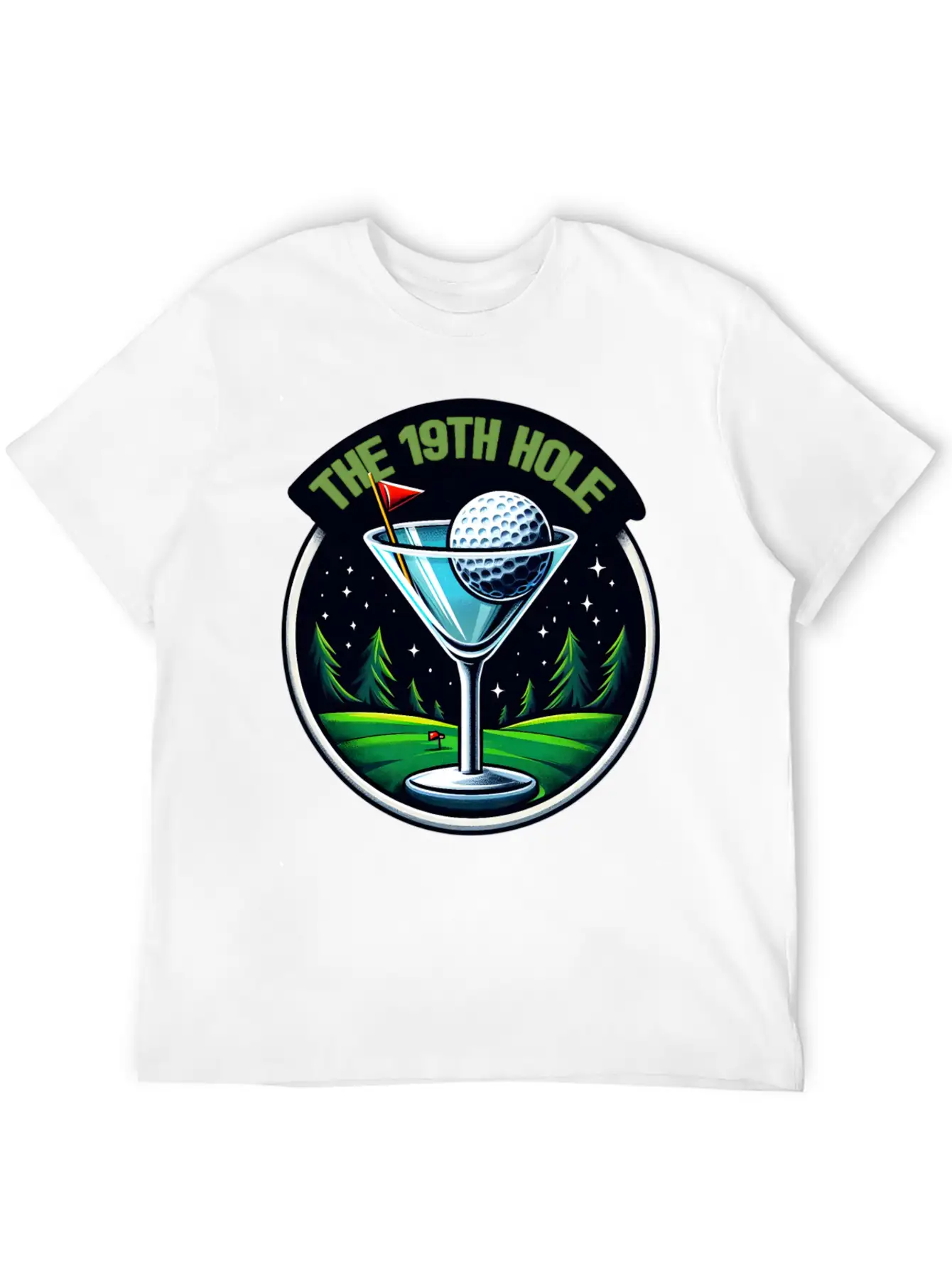The 19th Hole Golfer Golfing Golf Course Essential Unisex Summer Tee – Soft Cotton Casual Fit
