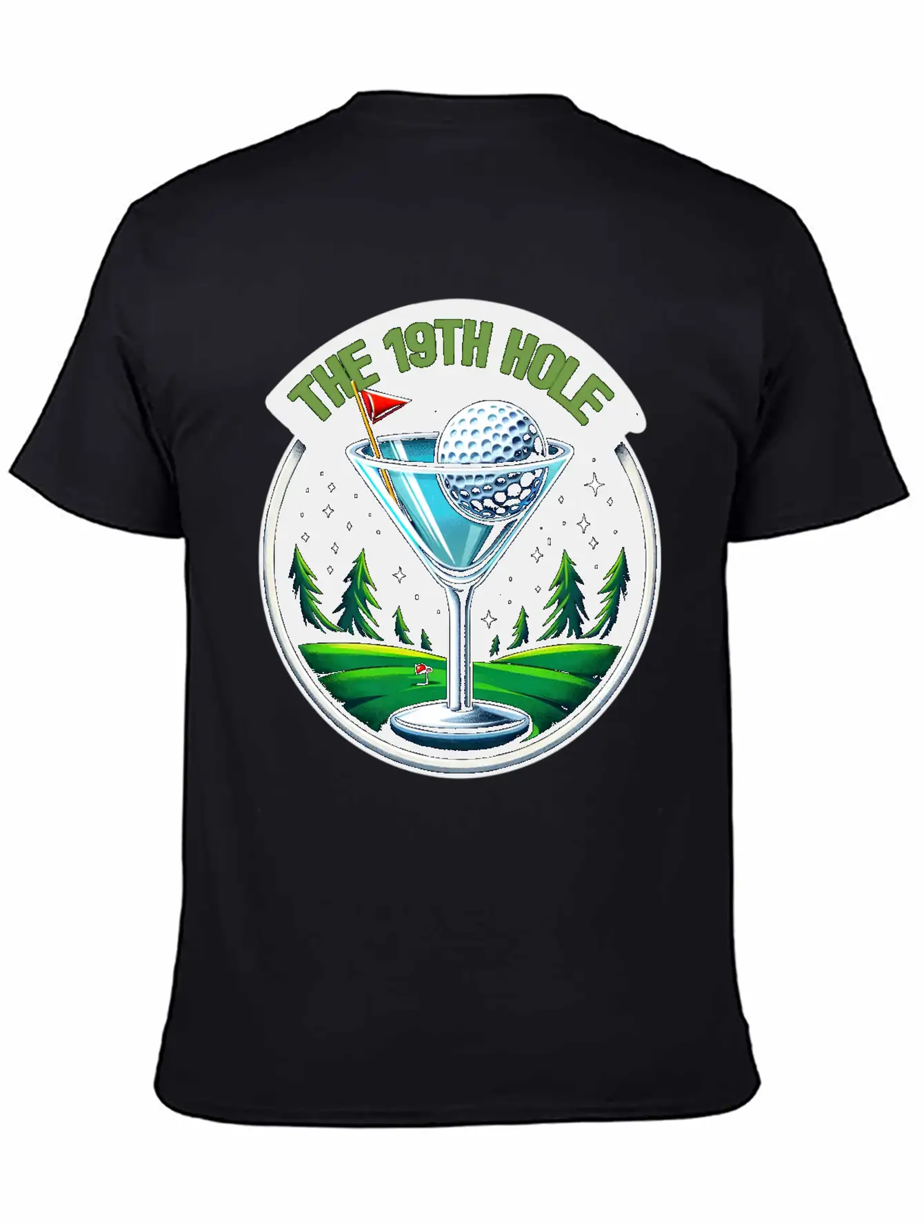 The 19th Hole Golfer Golfing Golf Course Essential Unisex Summer Tee – Soft Cotton Casual Fit