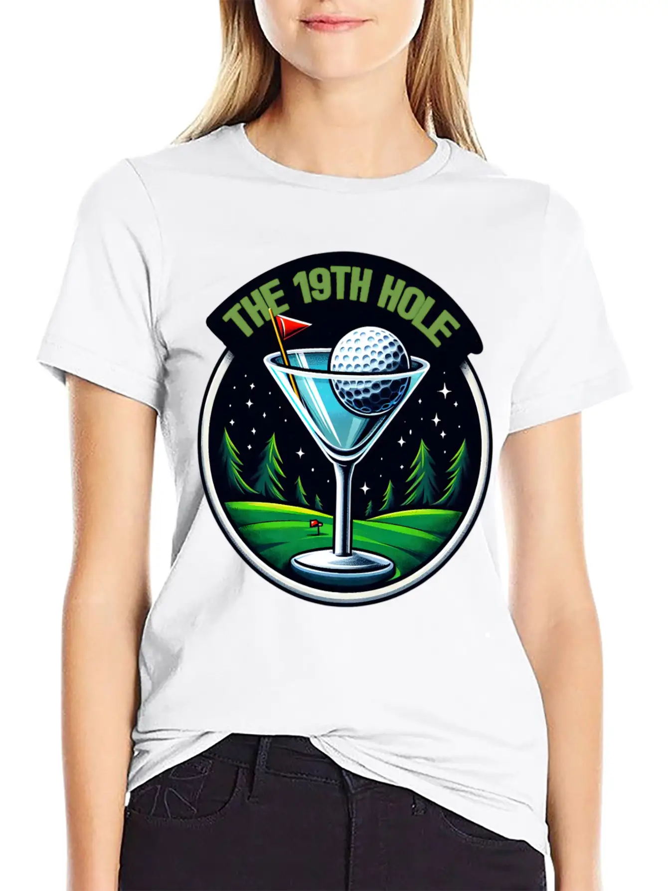 The 19th Hole Golfer Golfing Golf Course Essential Unisex Summer Tee – Soft Cotton Casual Fit
