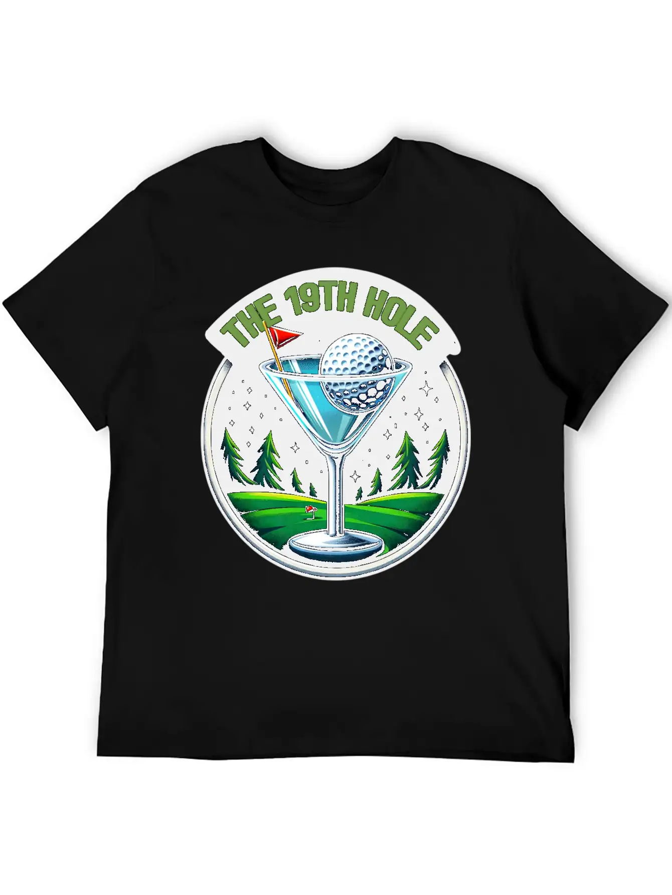 The 19th Hole Golfer Golfing Golf Course Essential Unisex Summer Tee – Soft Cotton Casual Fit