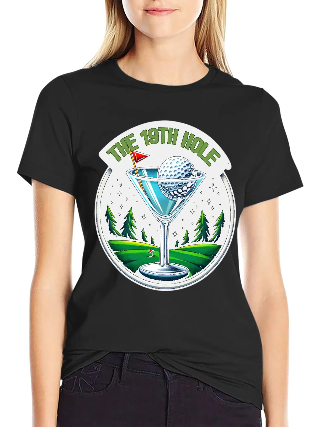 The 19th Hole Golfer Golfing Golf Course Essential Unisex Summer Tee – Soft Cotton Casual Fit