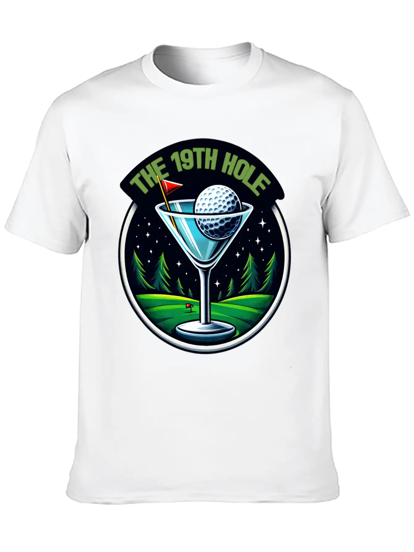 The 19th Hole Golfer Golfing Golf Course Essential Unisex Summer Tee – Soft Cotton Casual Fit