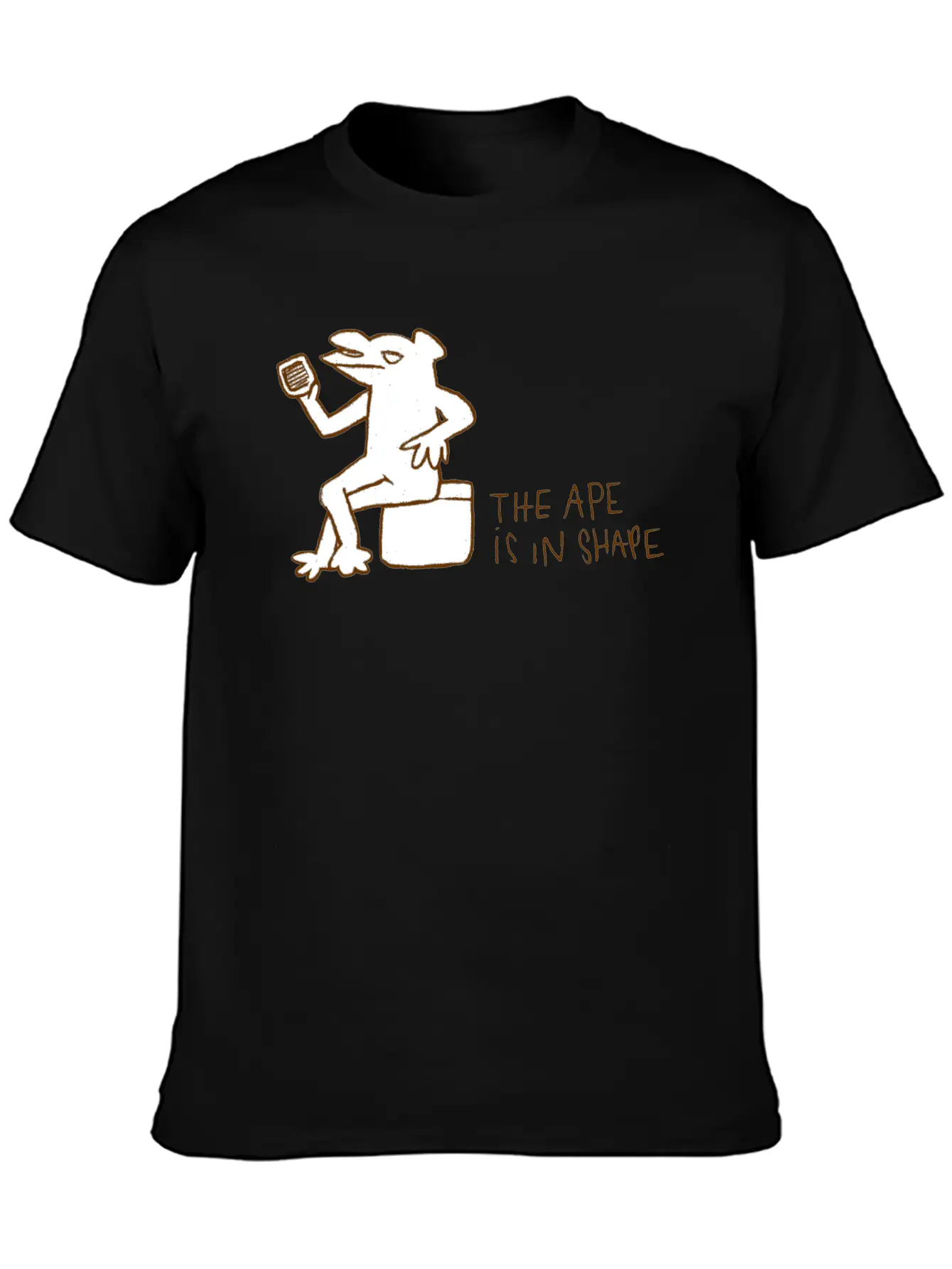 The Ape Is In Shape Basic Graphic T-Shirt – Daily Comfort In Soft Cotton