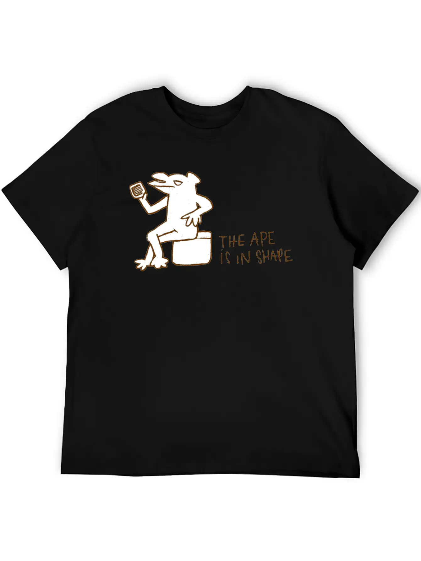 The Ape Is In Shape Basic Graphic T-Shirt – Daily Comfort In Soft Cotton