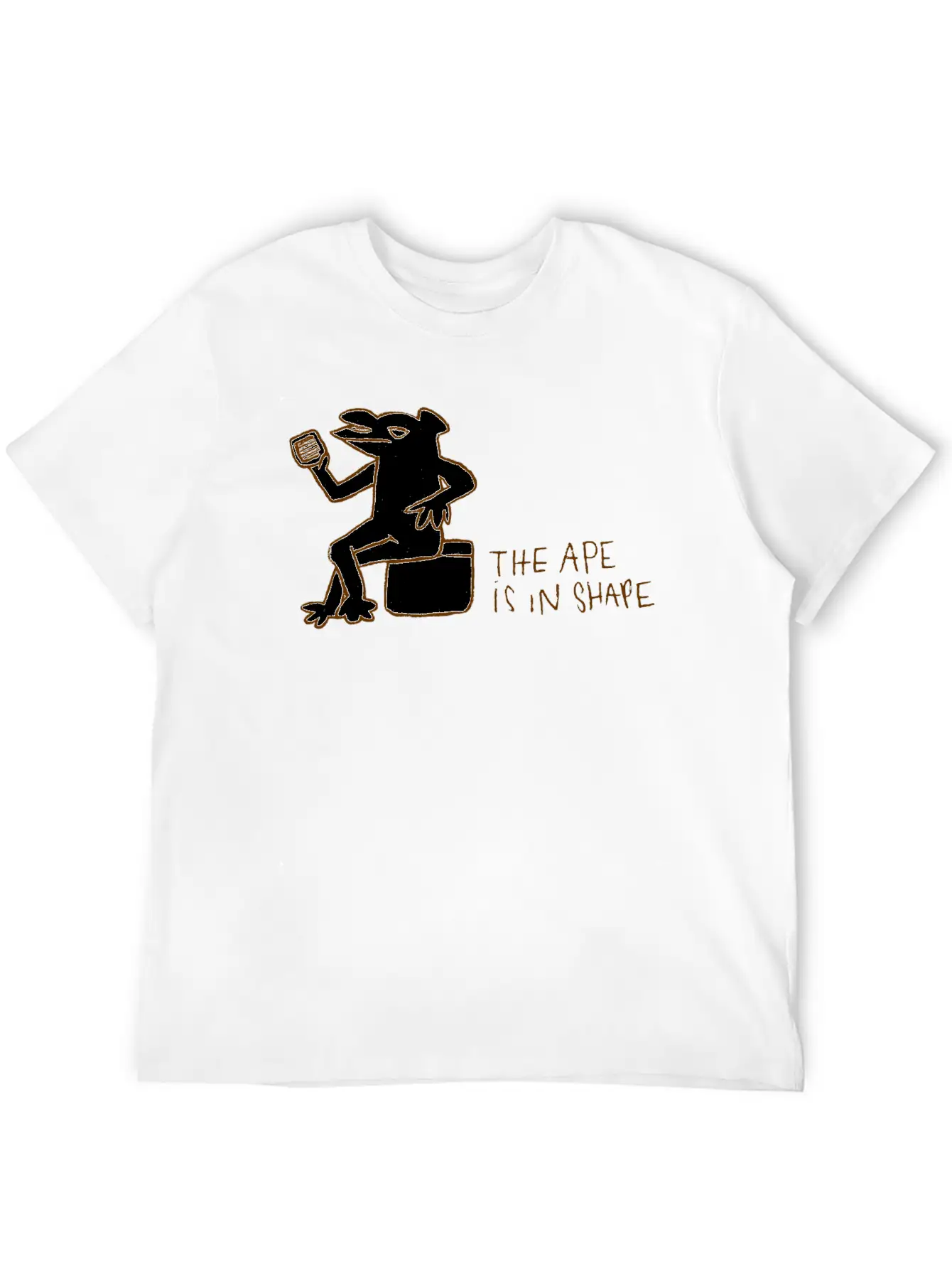 The Ape Is In Shape Basic Graphic T-Shirt – Daily Comfort In Soft Cotton