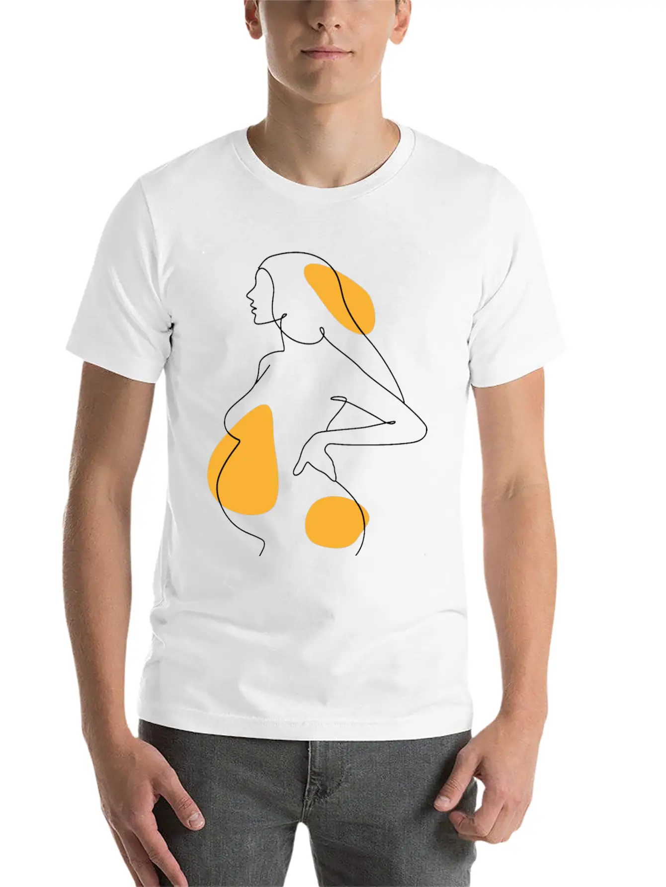 The Beauty Of Expectancy: A Journey Through Mother Unisex Short Sleeve Soft Cotton T-Shirt – Casual Everyday Wear
