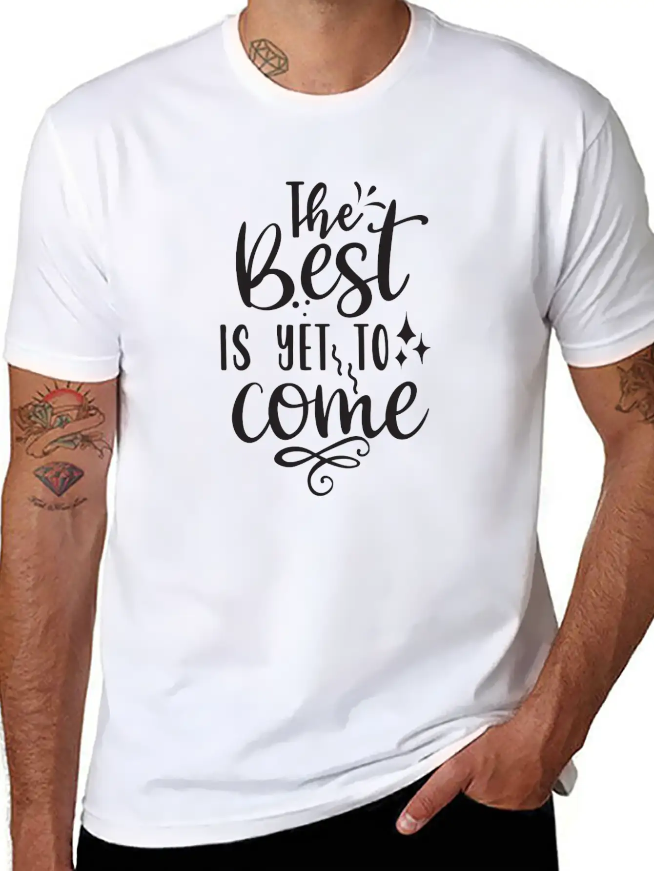 The Best Is Yet To Come Unisex Casual T-Shirt – Clean Design For Daily Comfort