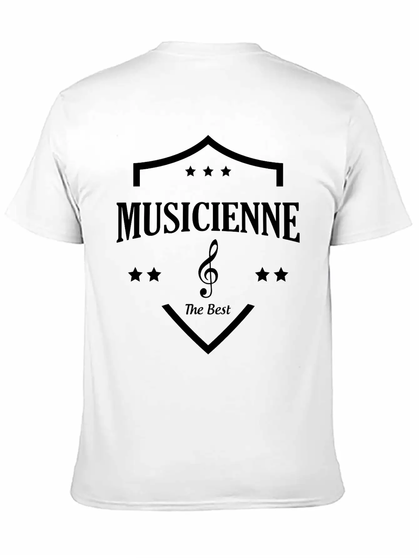 The Best Musicienne Unisex Short Sleeve Soft Cotton T-Shirt – Casual Everyday Wear