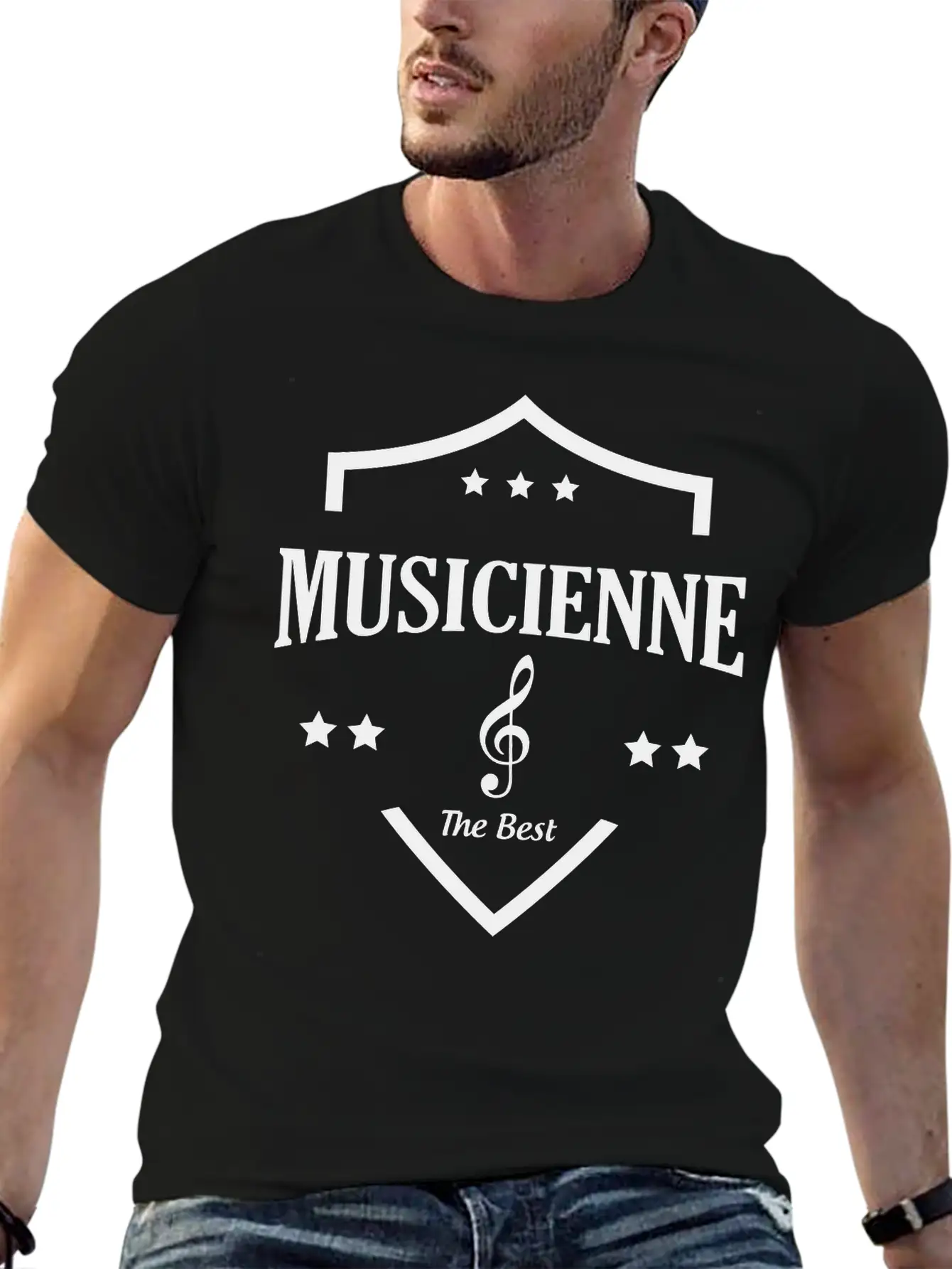The Best Musicienne Unisex Short Sleeve Soft Cotton T-Shirt – Casual Everyday Wear