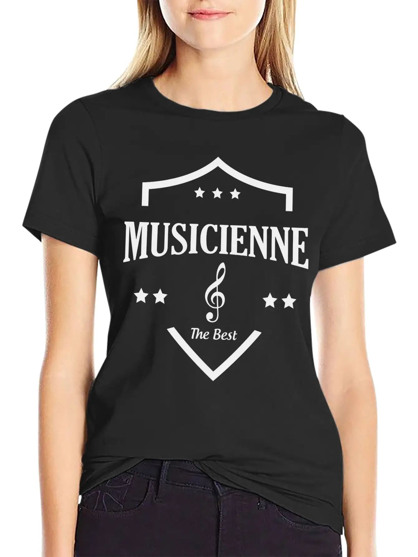 The Best Musicienne Unisex Short Sleeve Soft Cotton T-Shirt – Casual Everyday Wear