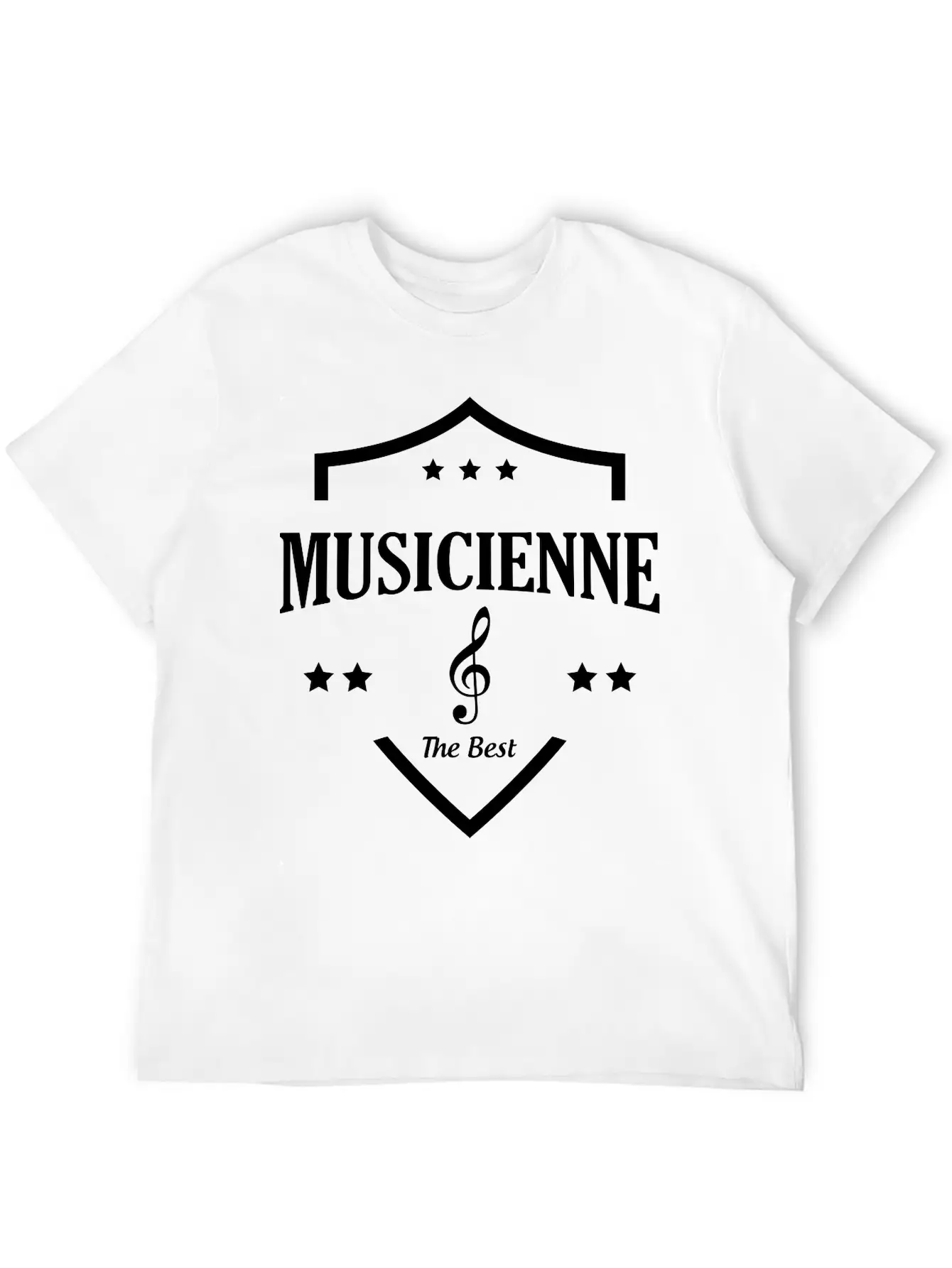 The Best Musicienne Unisex Short Sleeve Soft Cotton T-Shirt – Casual Everyday Wear