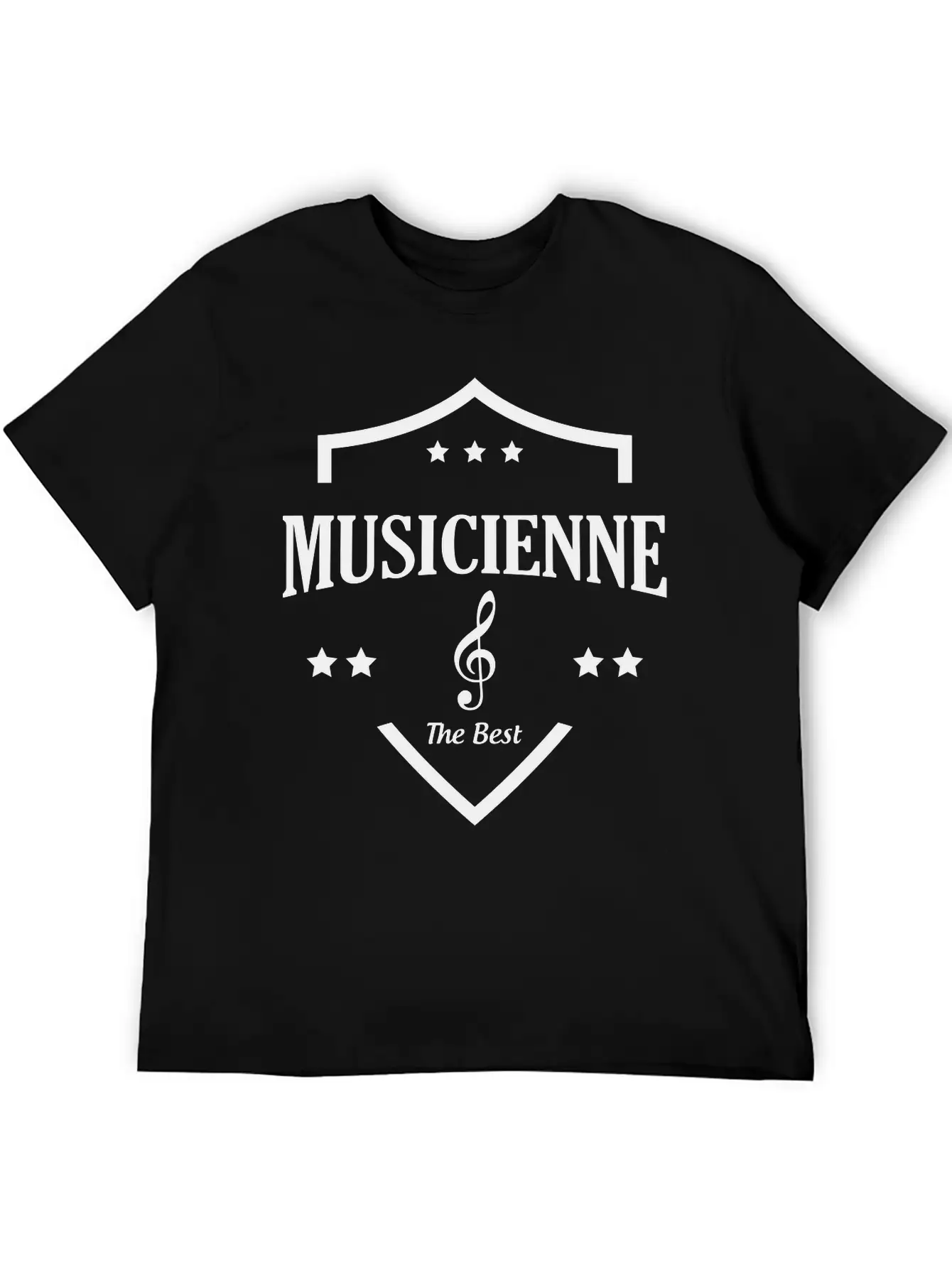 The Best Musicienne Unisex Short Sleeve Soft Cotton T-Shirt – Casual Everyday Wear