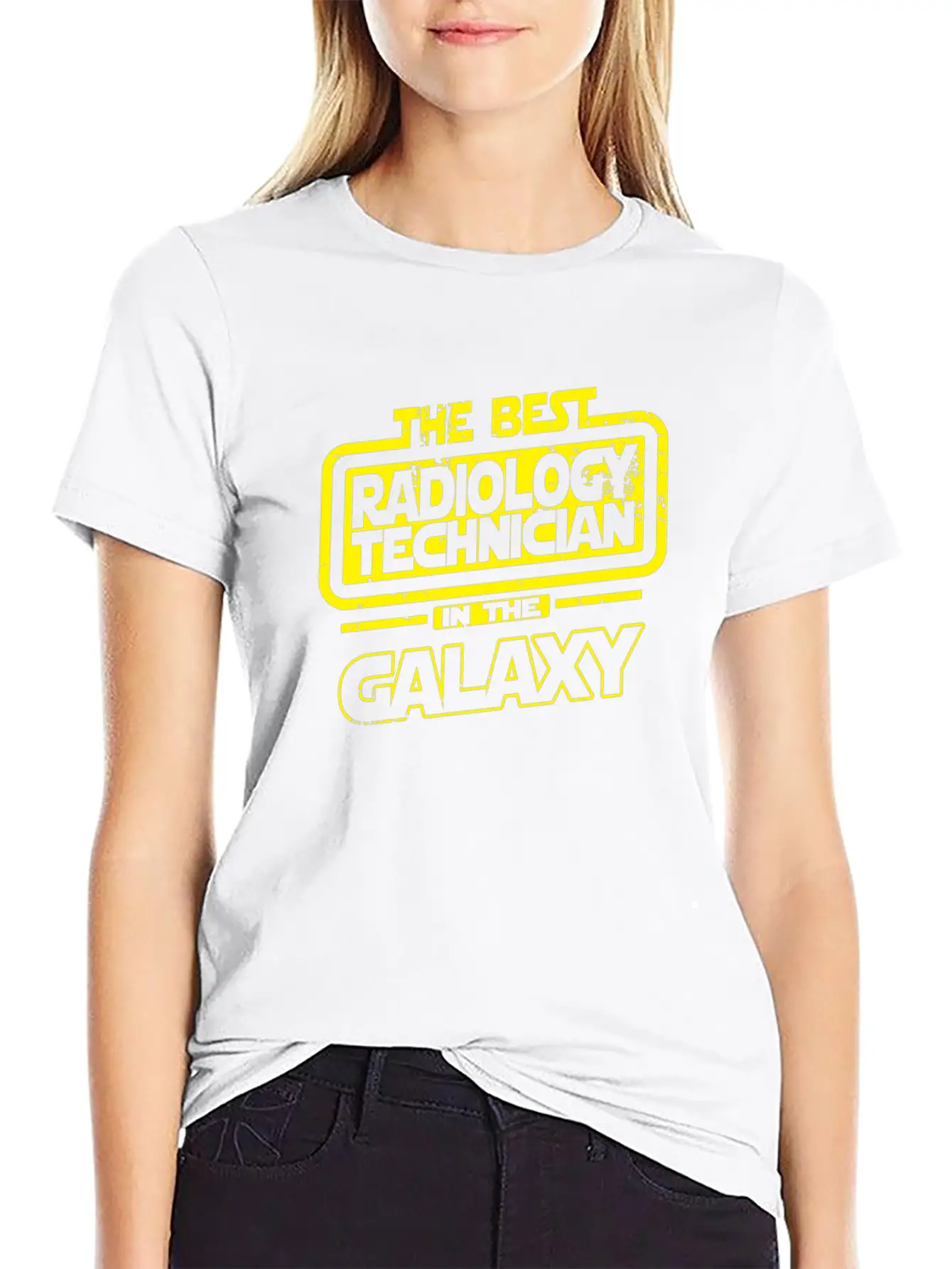 The Best Radiology Technician In The Galaxy Unisex Short Sleeve Soft Cotton T-Shirt – Casual Everyday Wear