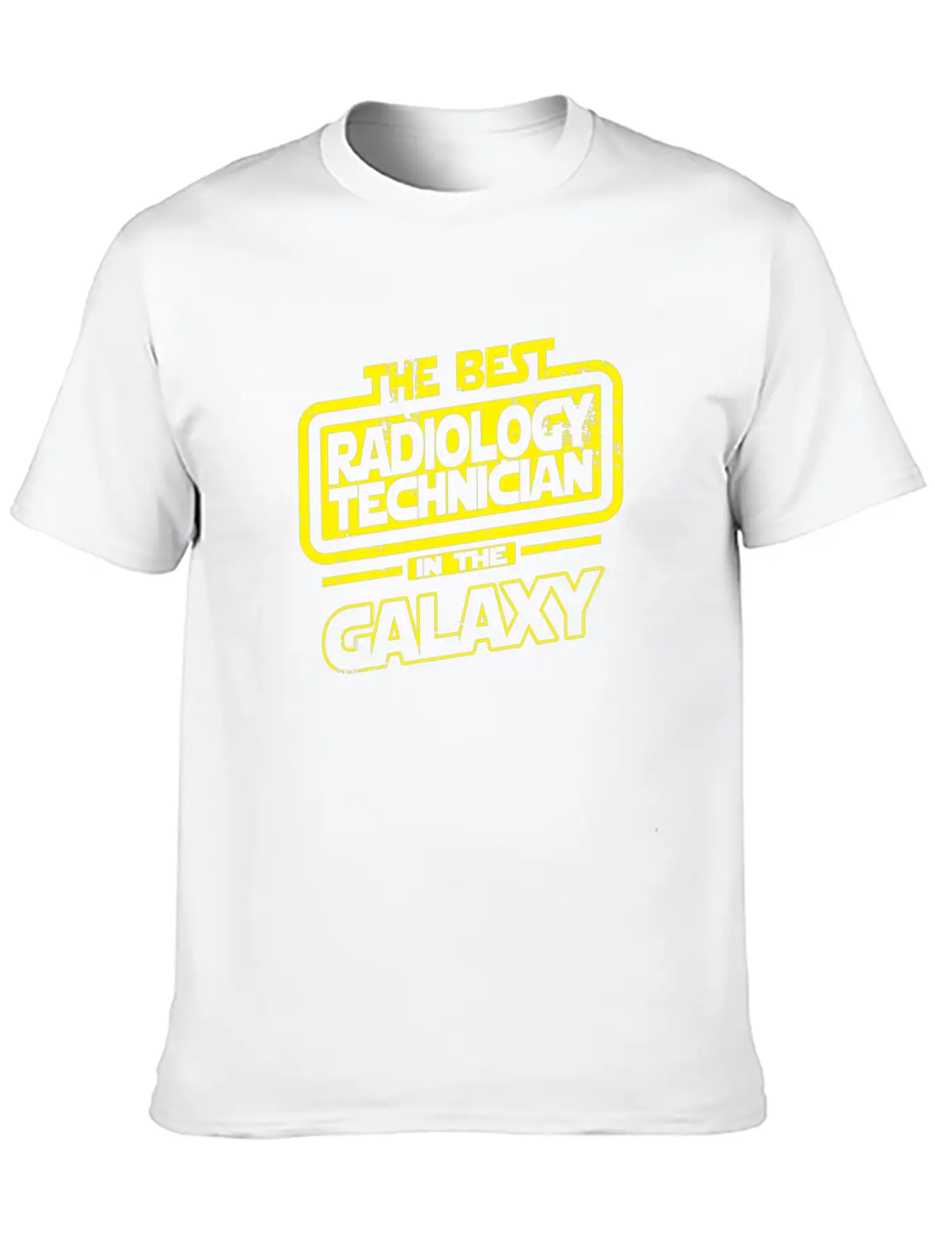 The Best Radiology Technician In The Galaxy Unisex Short Sleeve Soft Cotton T-Shirt – Casual Everyday Wear