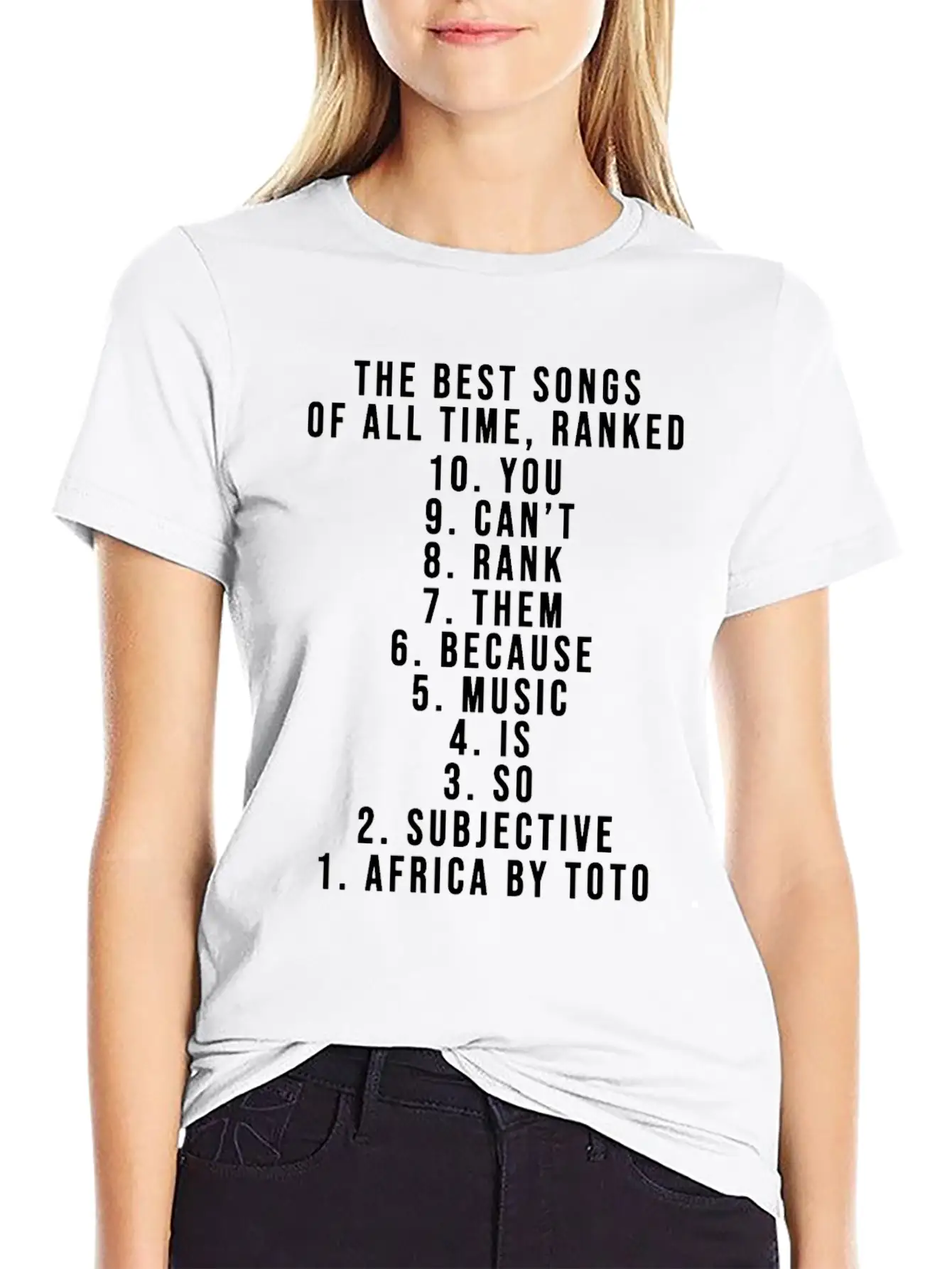 The Best Songs Of All Time Ranked Timeless Short Sleeve Tee – Comfy And Minimalist Design