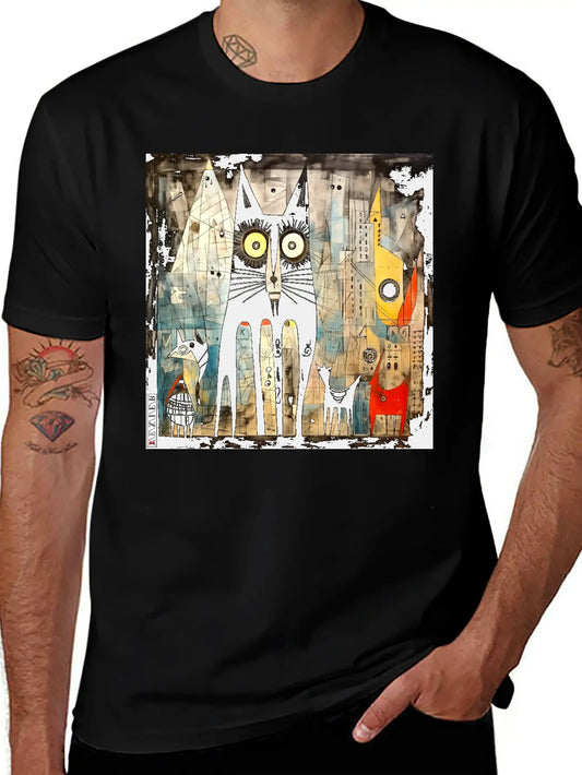 The Black Cat Basic Graphic T-Shirt – Daily Comfort In Soft Cotton