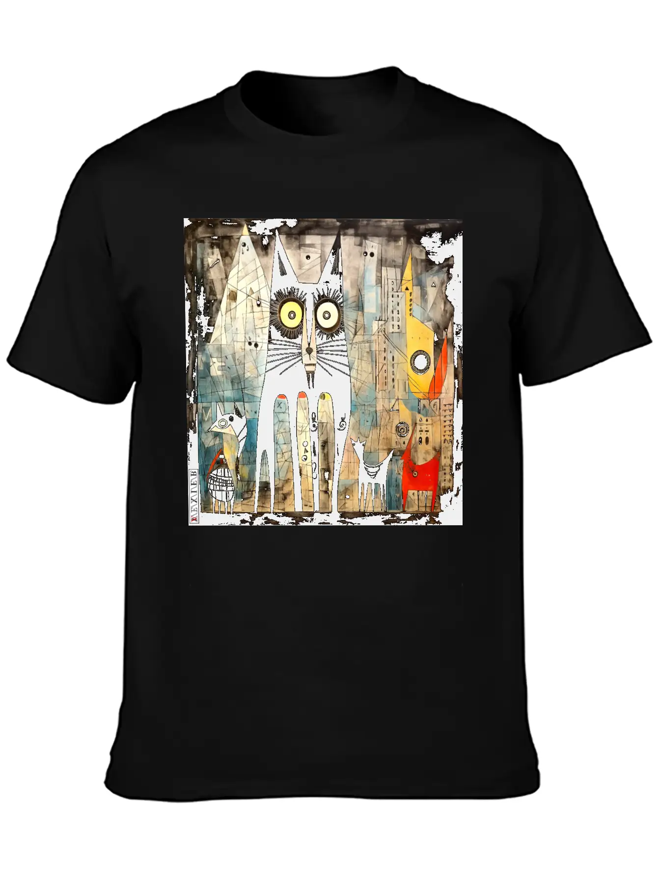 The Black Cat Basic Graphic T-Shirt – Daily Comfort In Soft Cotton