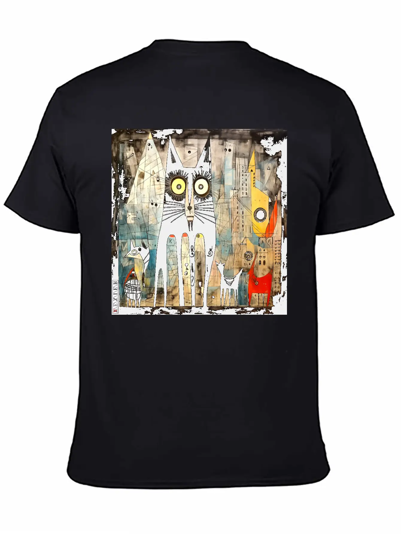 The Black Cat Basic Graphic T-Shirt – Daily Comfort In Soft Cotton