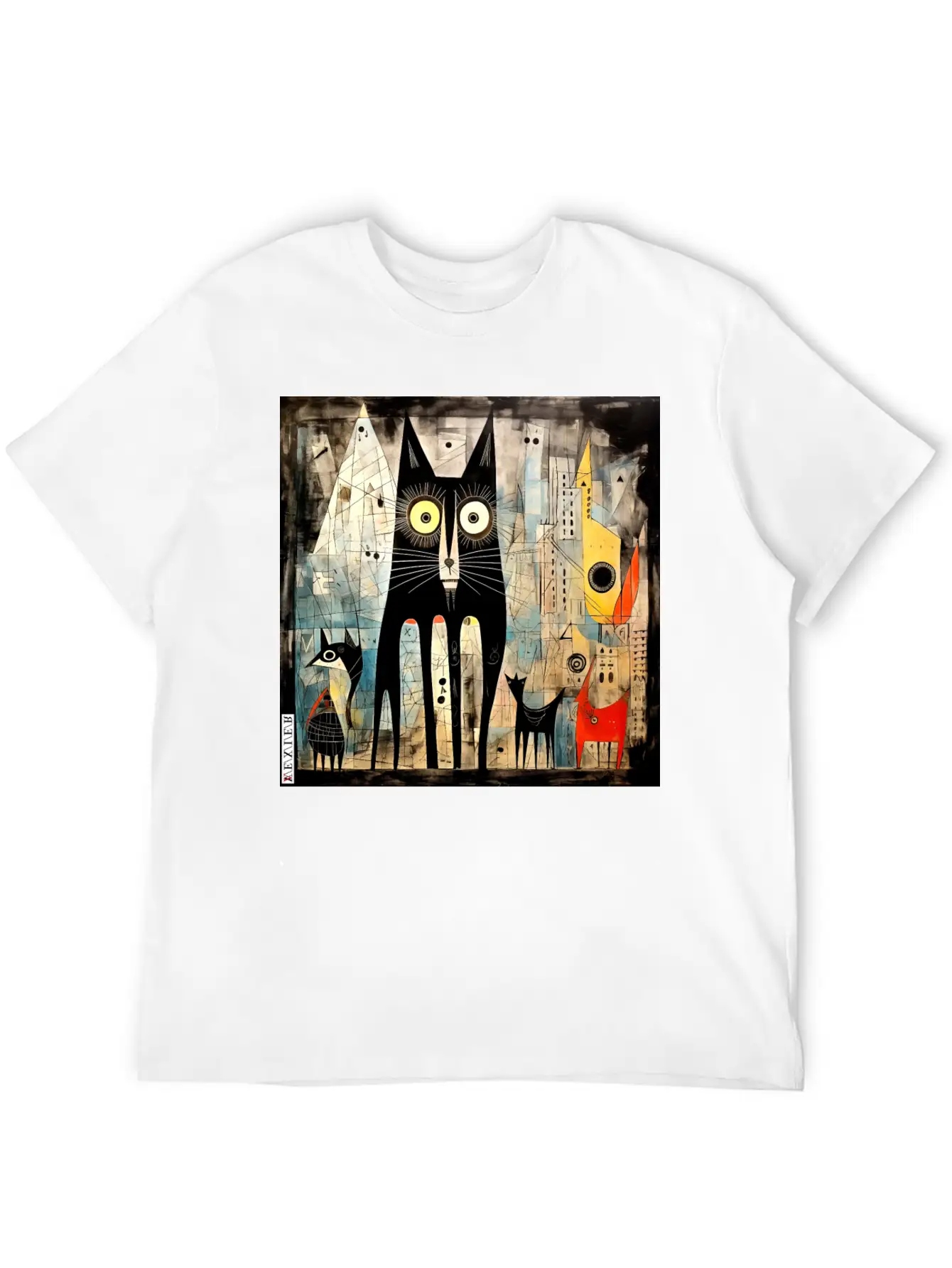 The Black Cat Basic Graphic T-Shirt – Daily Comfort In Soft Cotton