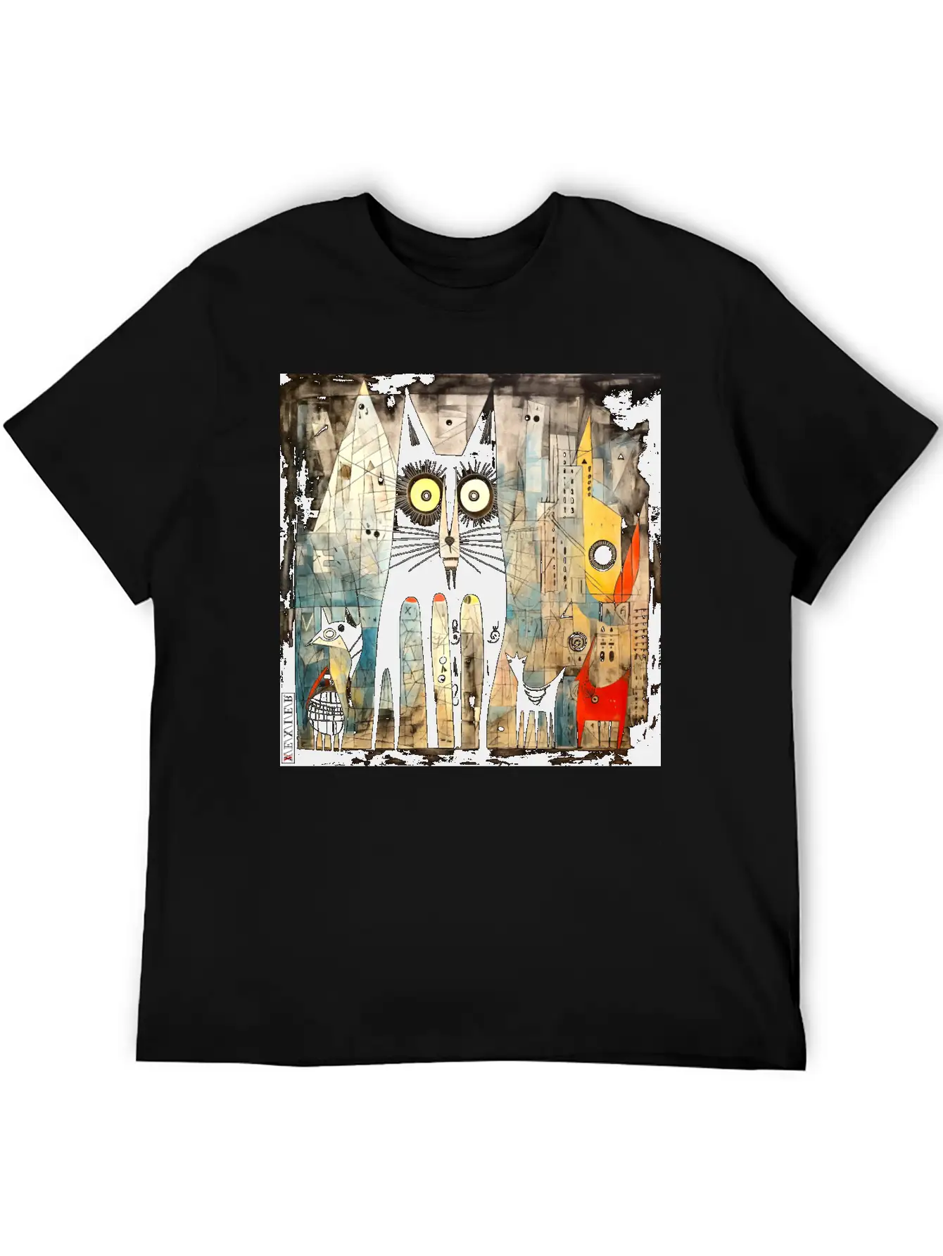 The Black Cat Basic Graphic T-Shirt – Daily Comfort In Soft Cotton