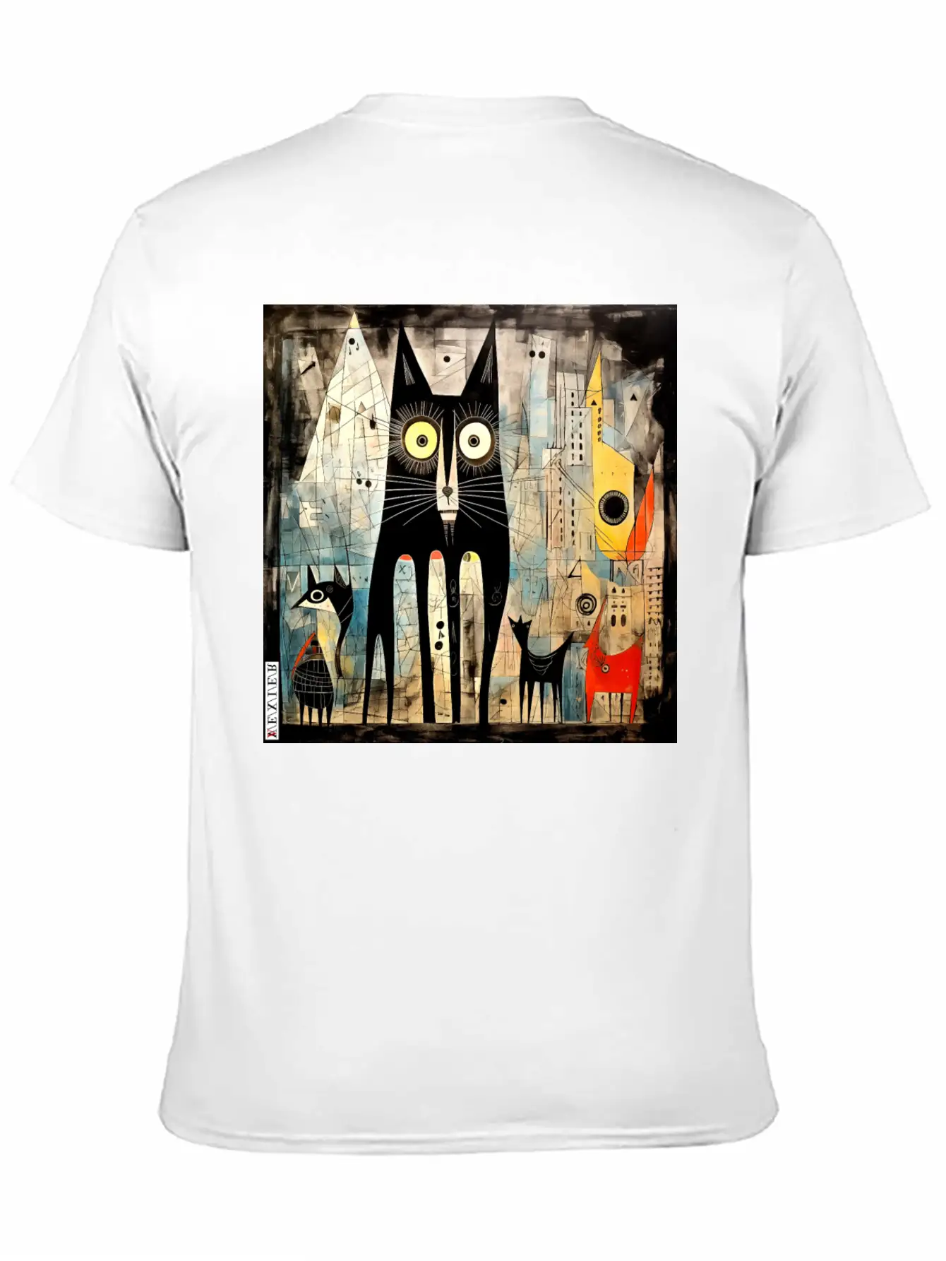 The Black Cat Basic Graphic T-Shirt – Daily Comfort In Soft Cotton