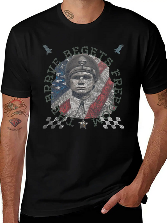 The Brave Begets Freedom 1 Unisex Casual T-Shirt – Clean Design For Daily Comfort