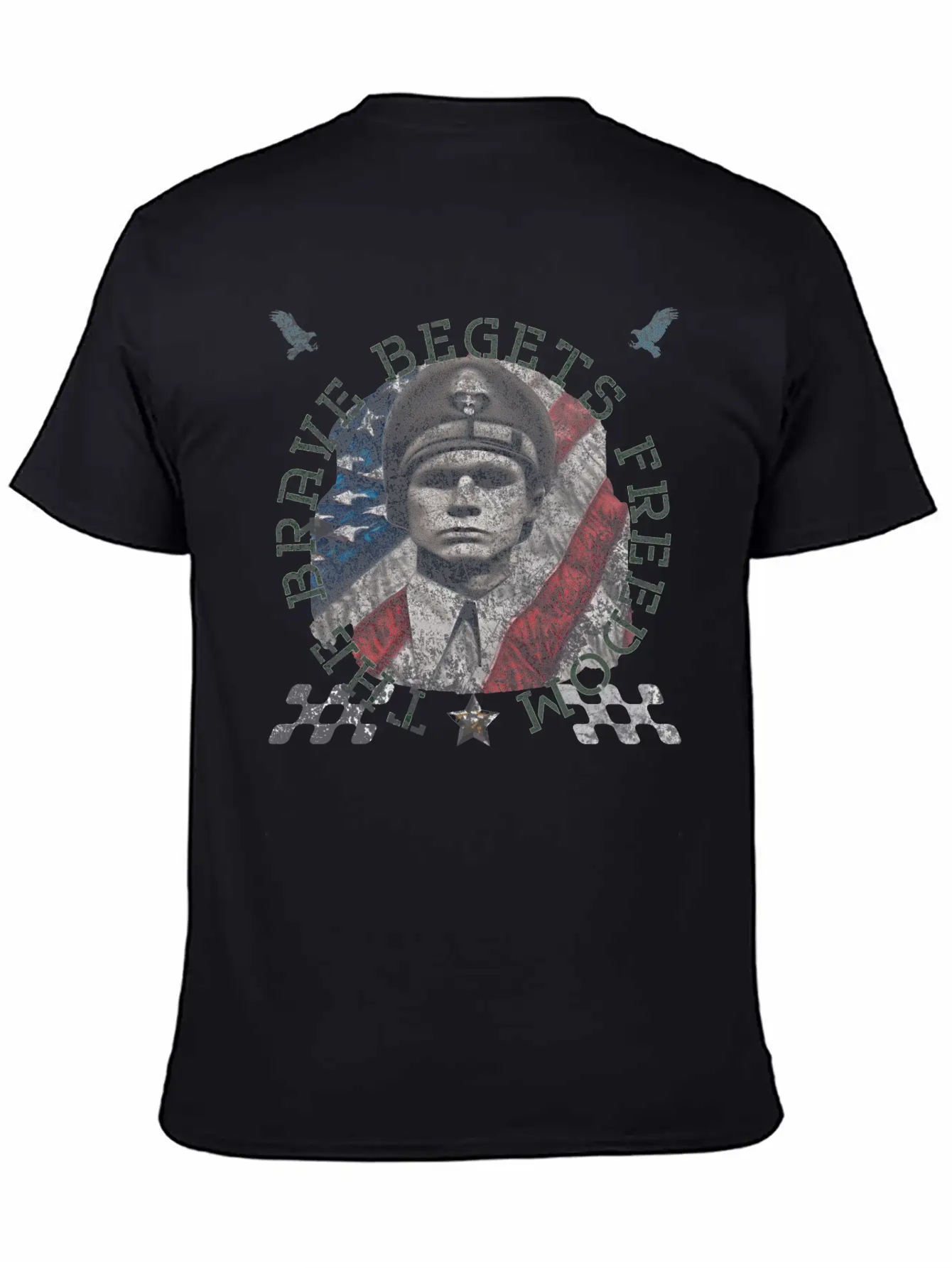 The Brave Begets Freedom 1 Unisex Casual T-Shirt – Clean Design For Daily Comfort