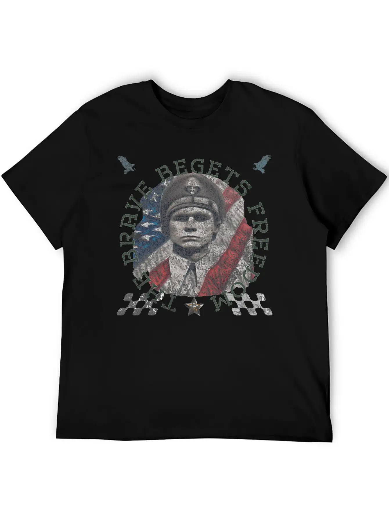 The Brave Begets Freedom 1 Unisex Casual T-Shirt – Clean Design For Daily Comfort