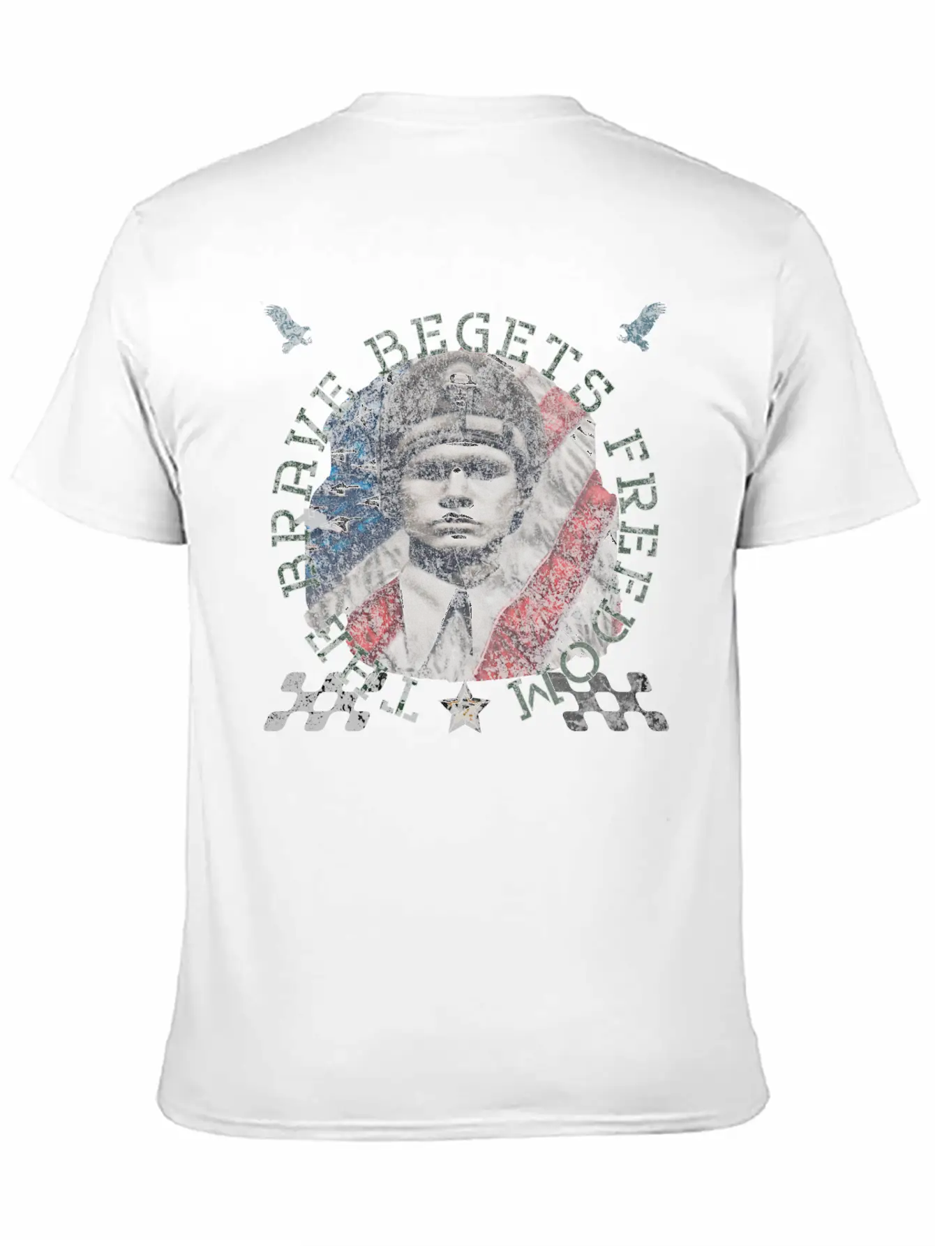 The Brave Begets Freedom 1 Unisex Casual T-Shirt – Clean Design For Daily Comfort
