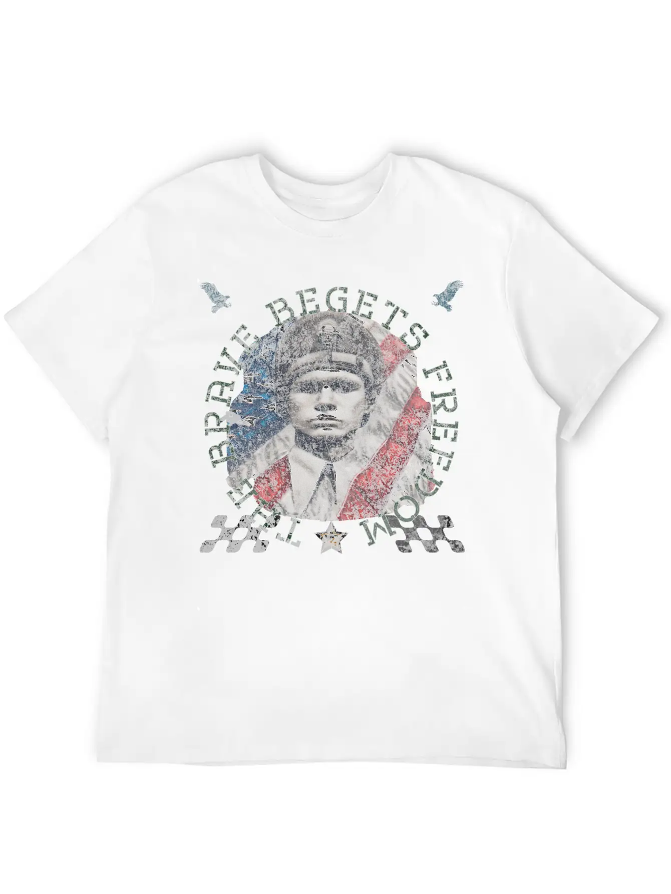The Brave Begets Freedom 1 Unisex Casual T-Shirt – Clean Design For Daily Comfort