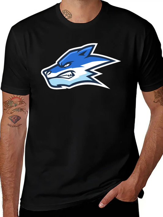 The Cartoon Speed Angry Fox Unisex Casual T-Shirt – Clean Design For Daily Comfort