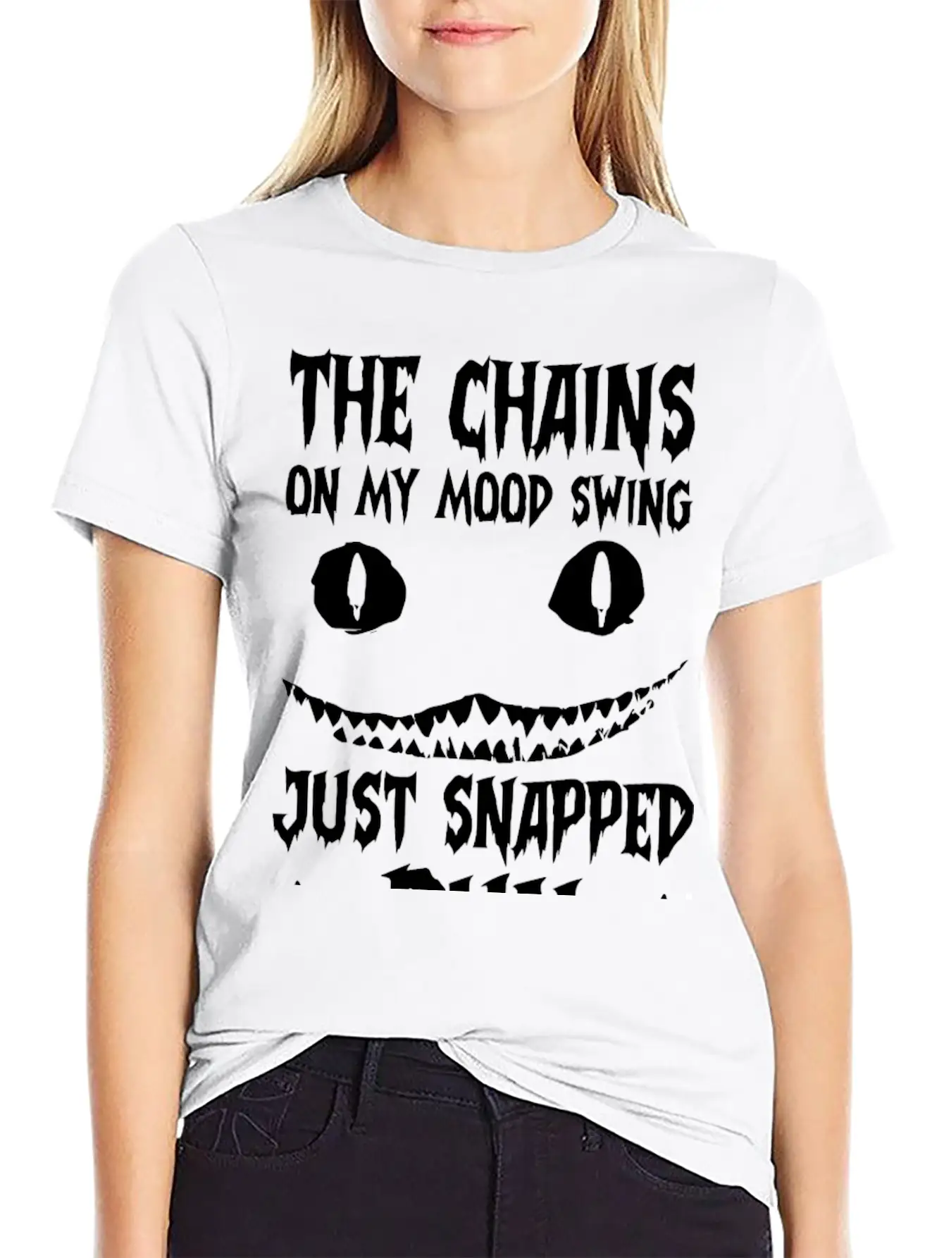 The Chains On My Mood Swing Just Snapped Stylish Everyday T-Shirt – Unisex Basic Cotton Tee