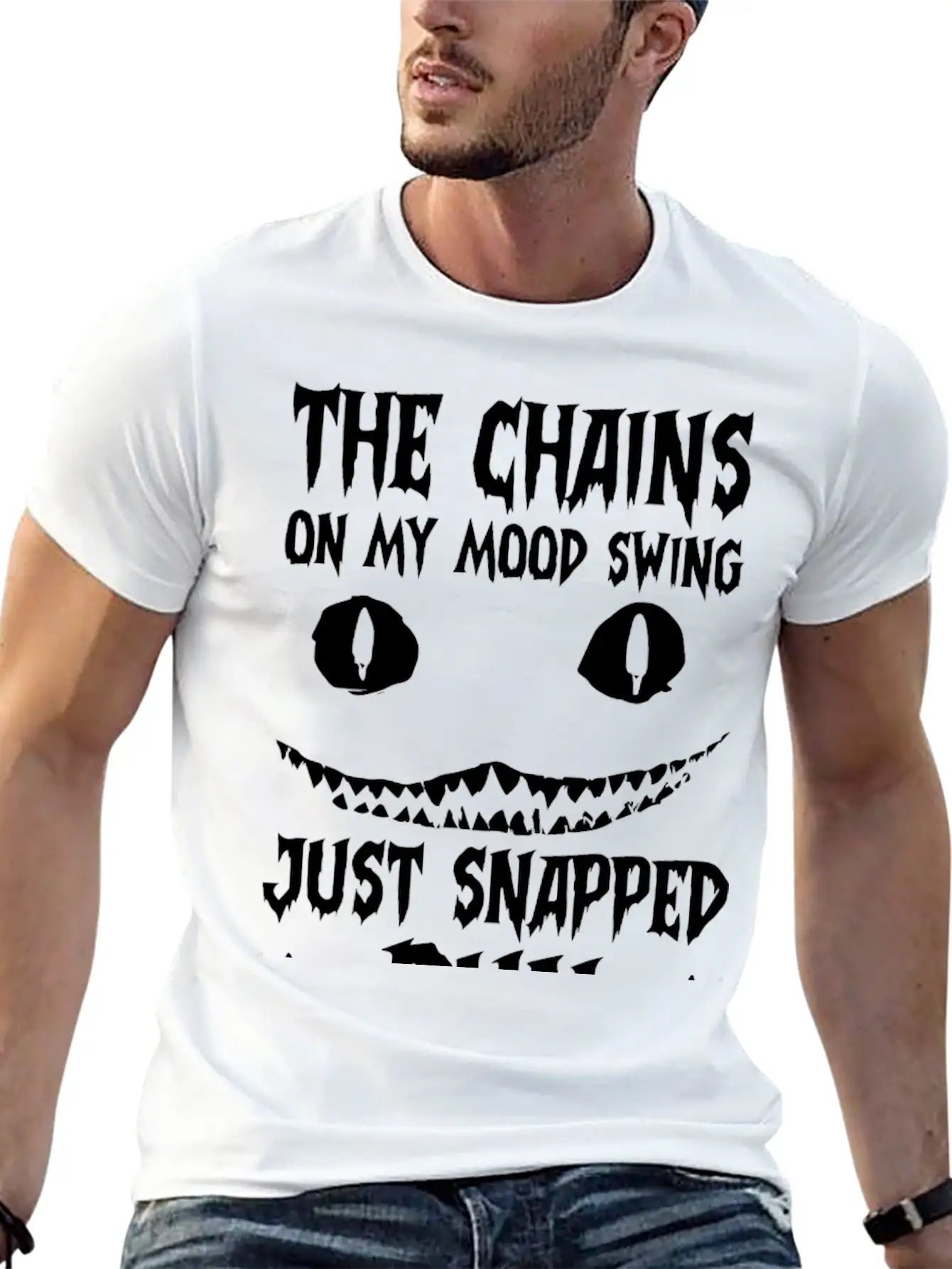 The Chains On My Mood Swing Just Snapped Stylish Everyday T-Shirt – Unisex Basic Cotton Tee