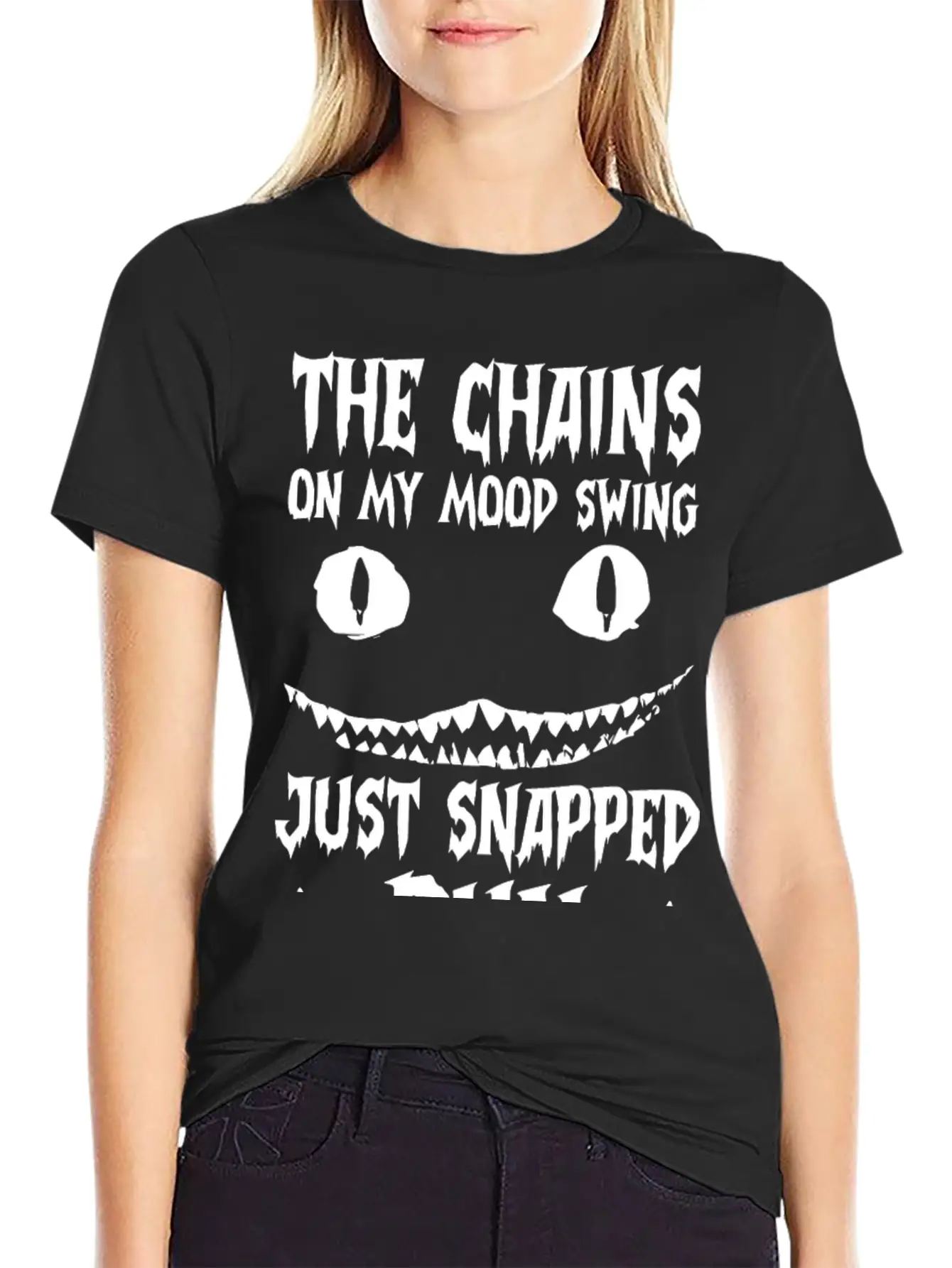 The Chains On My Mood Swing Just Snapped Stylish Everyday T-Shirt – Unisex Basic Cotton Tee