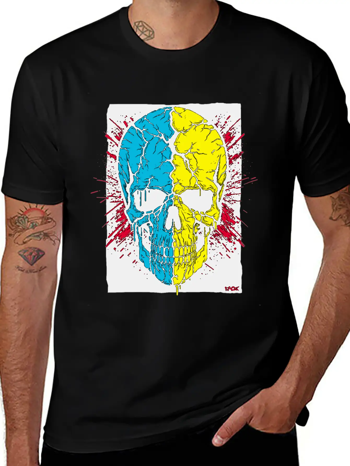 The Cracked Skull Of Revenge Unisex Short Sleeve Soft Cotton T-Shirt – Casual Everyday Wear