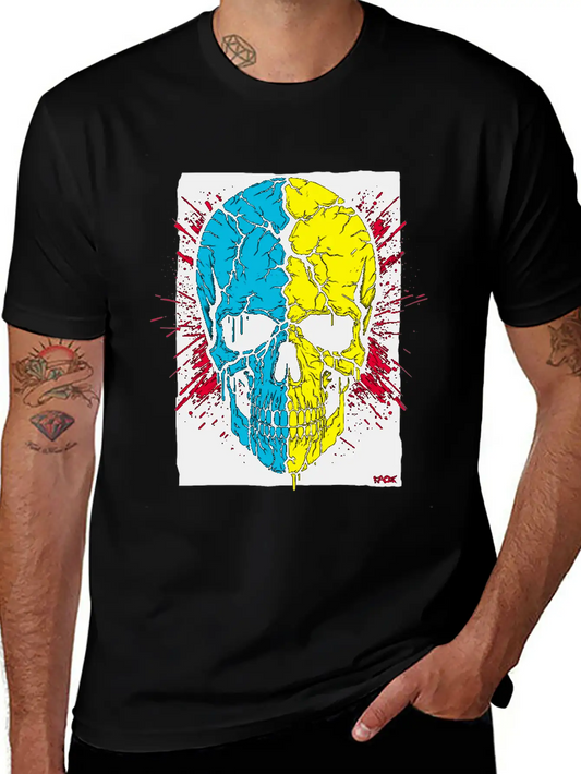 The Cracked Skull Of Revenge Unisex Short Sleeve Soft Cotton T-Shirt – Casual Everyday Wear