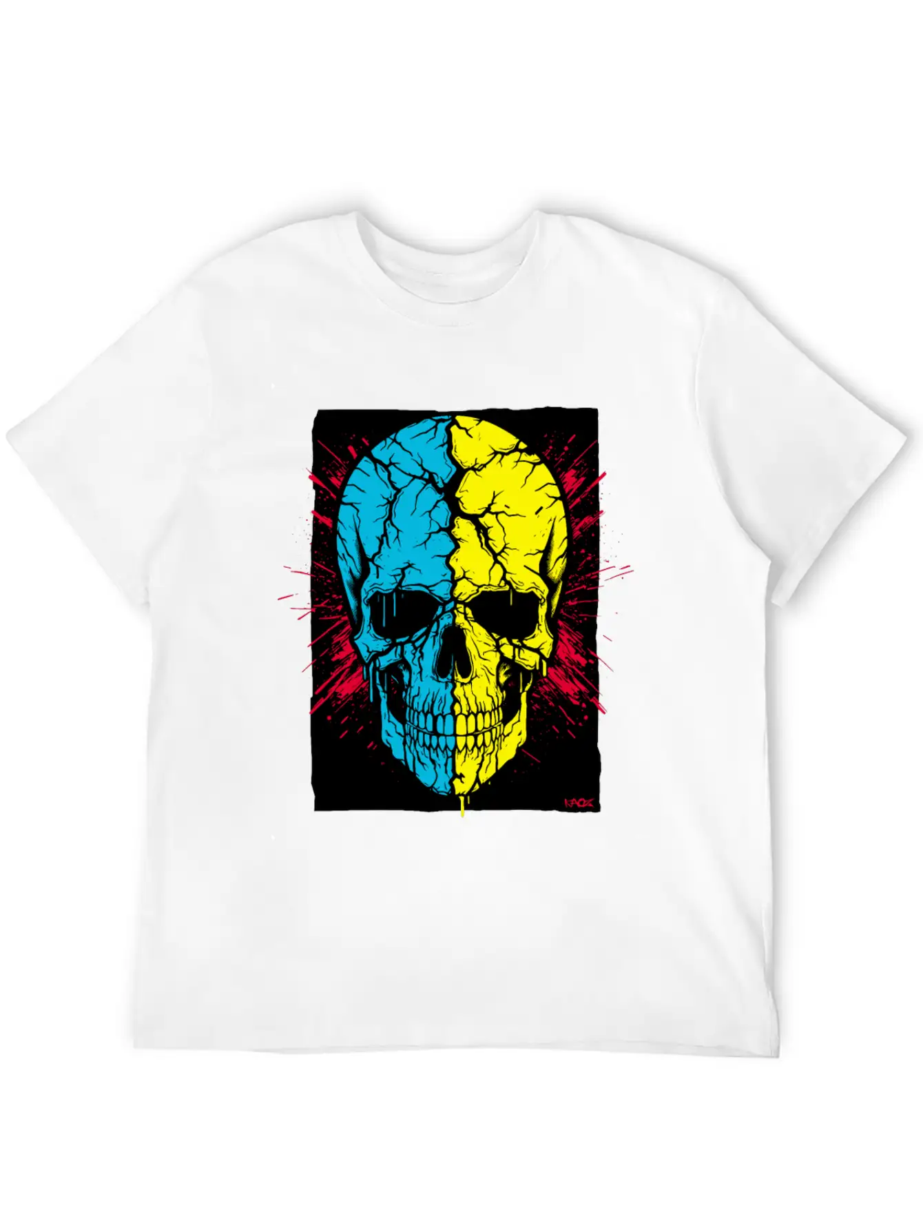 The Cracked Skull Of Revenge Unisex Short Sleeve Soft Cotton T-Shirt – Casual Everyday Wear