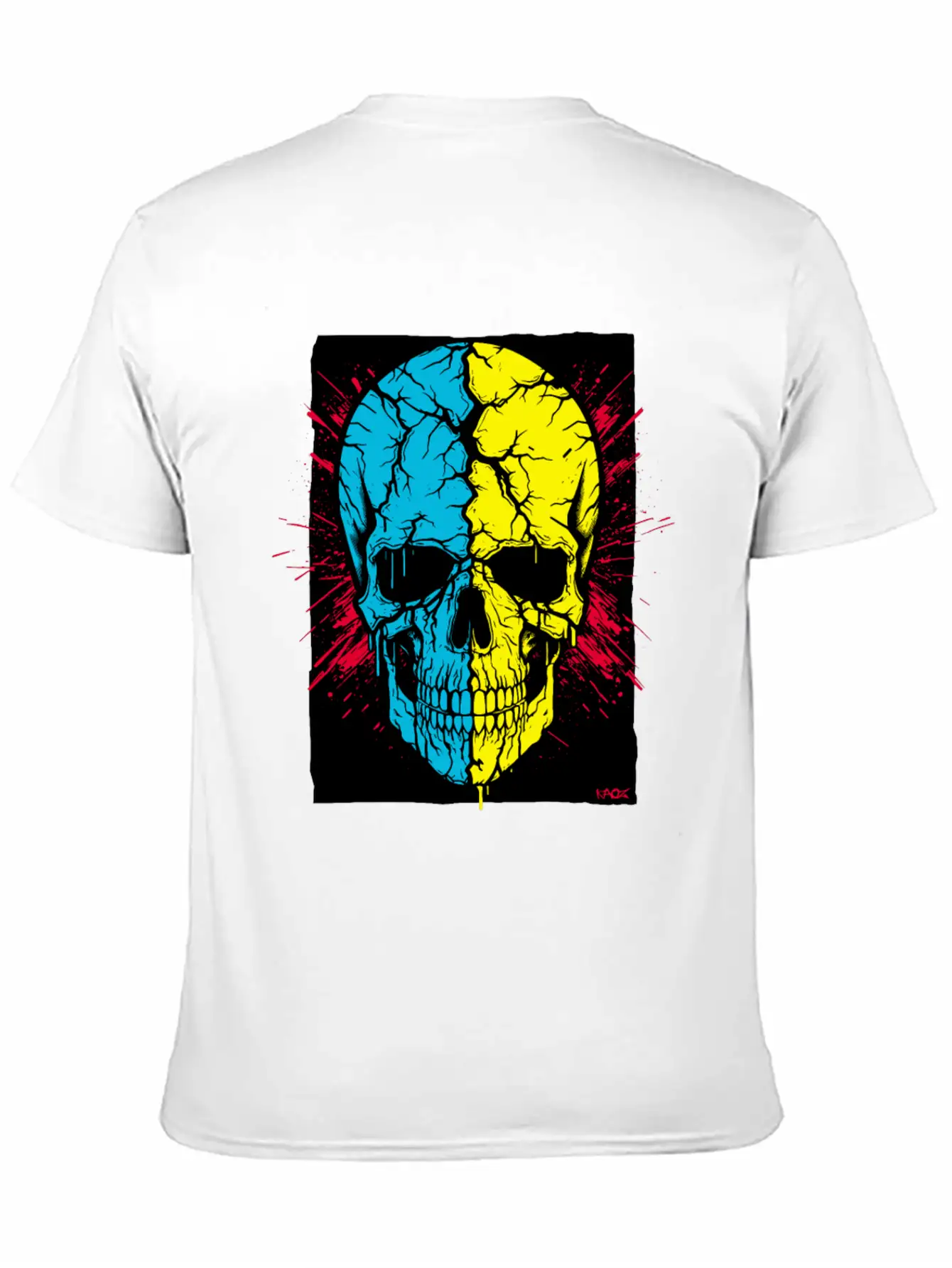 The Cracked Skull Of Revenge Unisex Short Sleeve Soft Cotton T-Shirt – Casual Everyday Wear