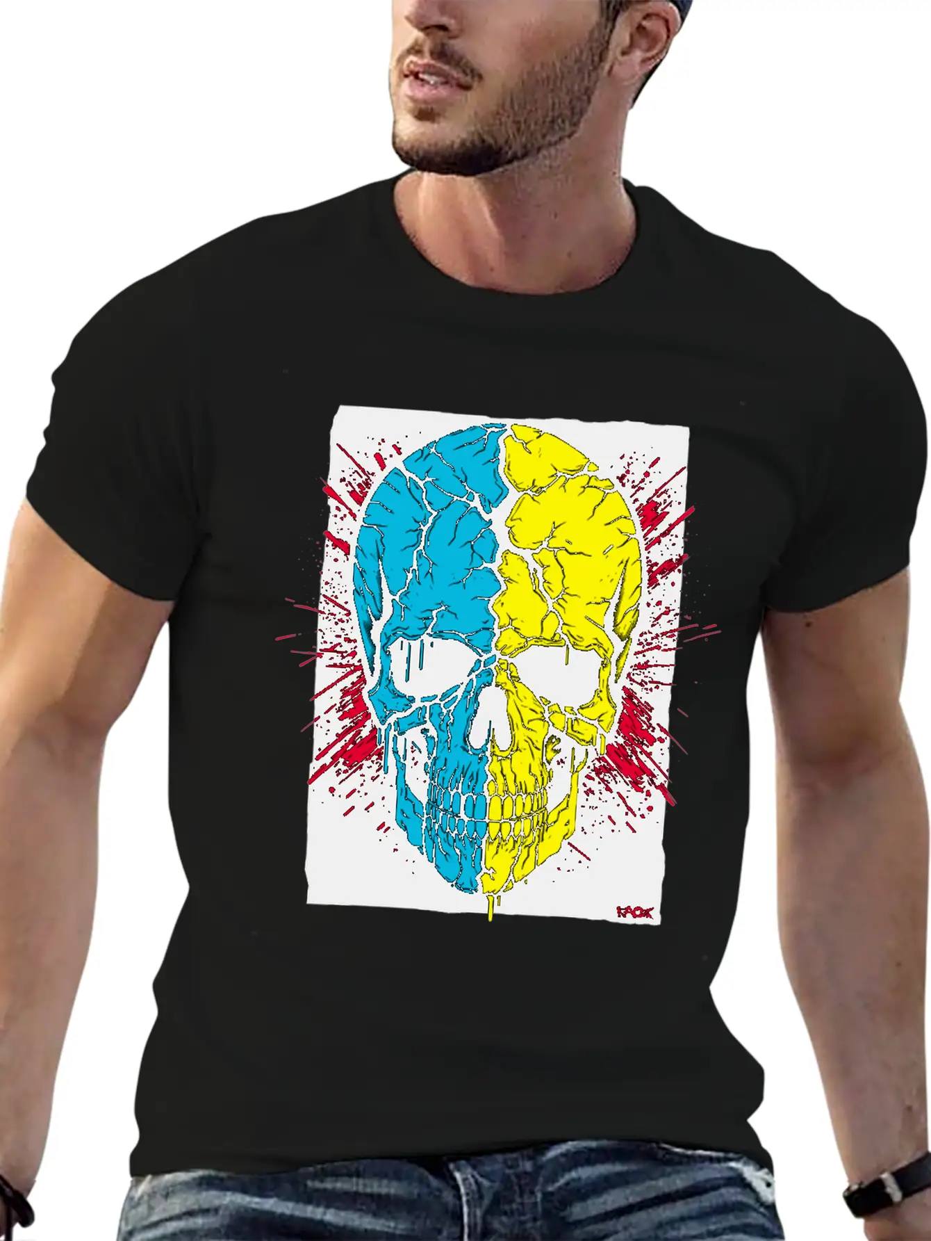 The Cracked Skull Of Revenge Unisex Short Sleeve Soft Cotton T-Shirt – Casual Everyday Wear