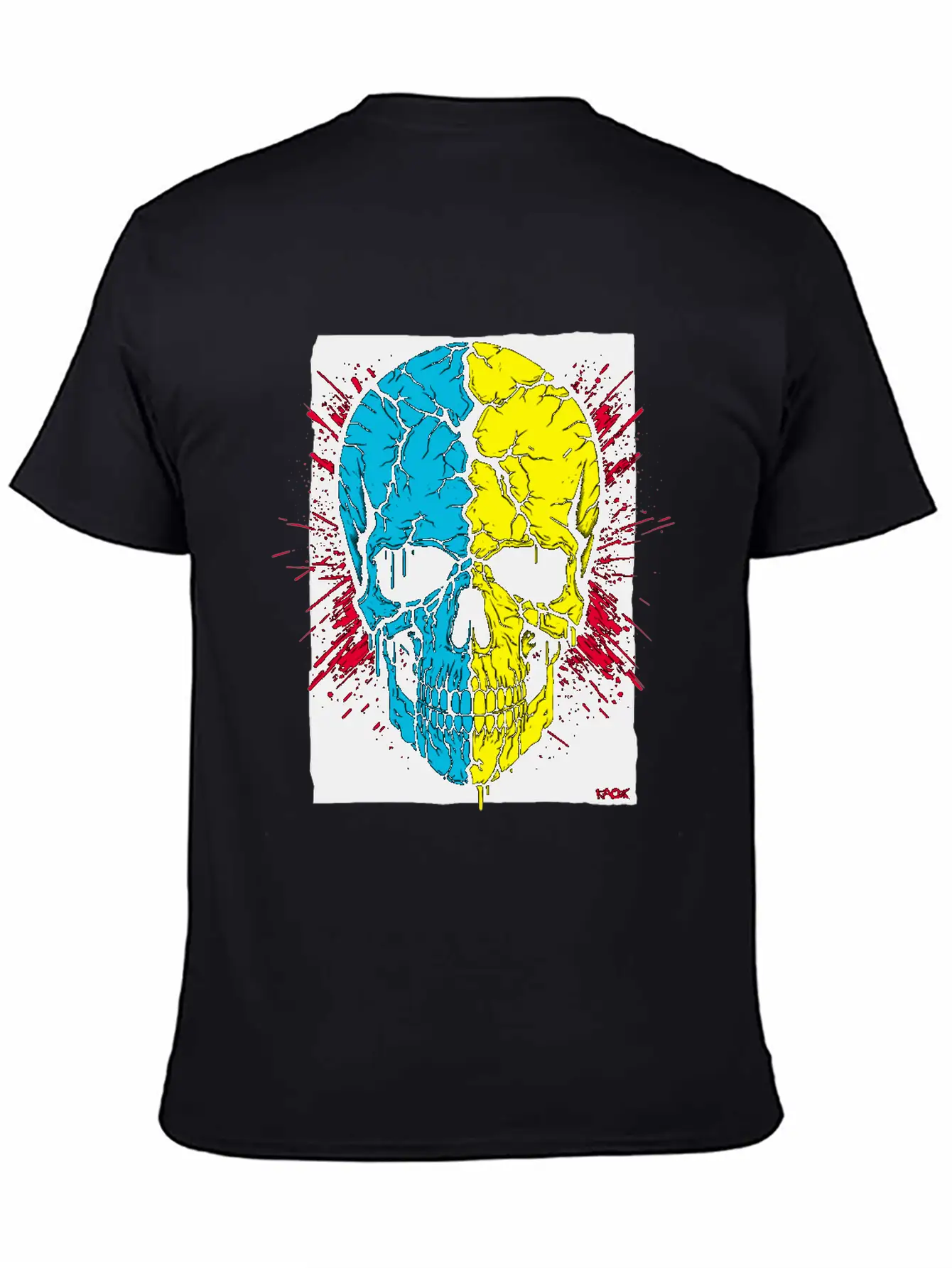 The Cracked Skull Of Revenge Unisex Short Sleeve Soft Cotton T-Shirt – Casual Everyday Wear